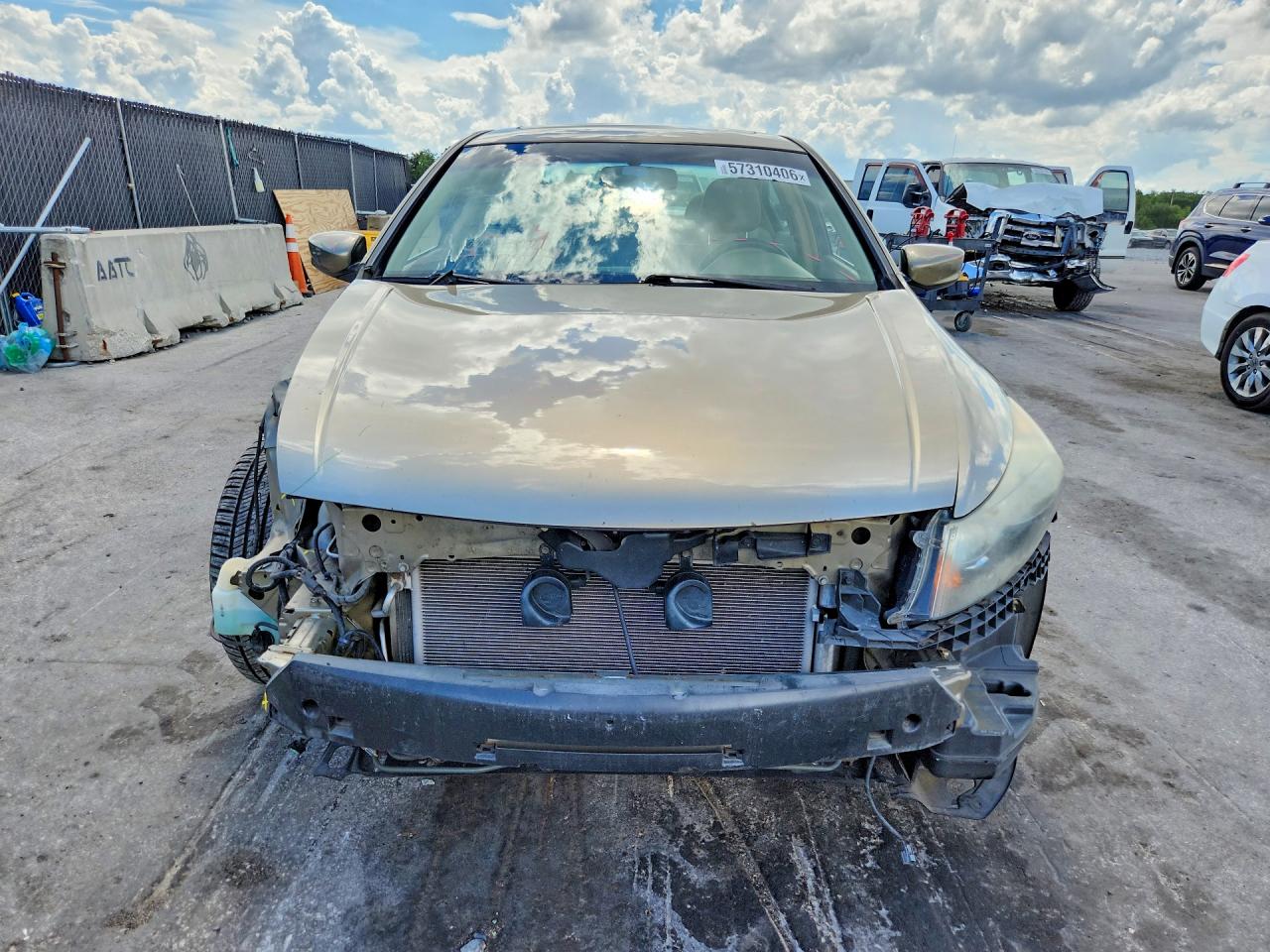 2009 Honda Accord Exl Beige vin: 5KBCP36829B001691