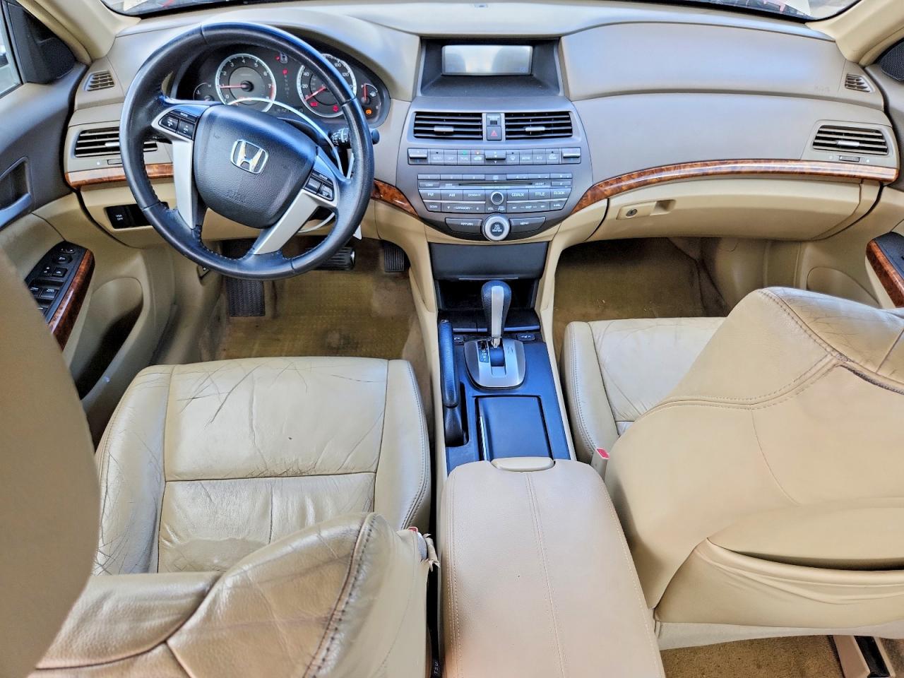2009 Honda Accord Exl Beige vin: 5KBCP36829B001691