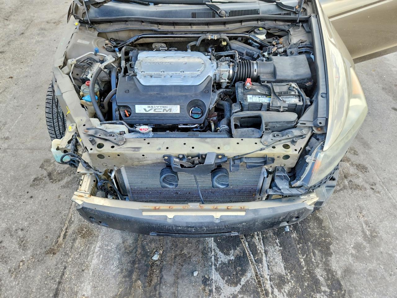 2009 Honda Accord Exl Beige vin: 5KBCP36829B001691