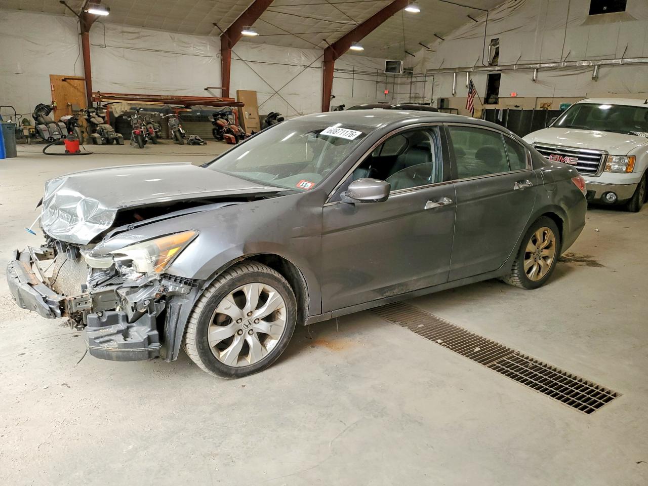 2009 Honda Accord Exl Gray vin: 5KBCP36829B001903