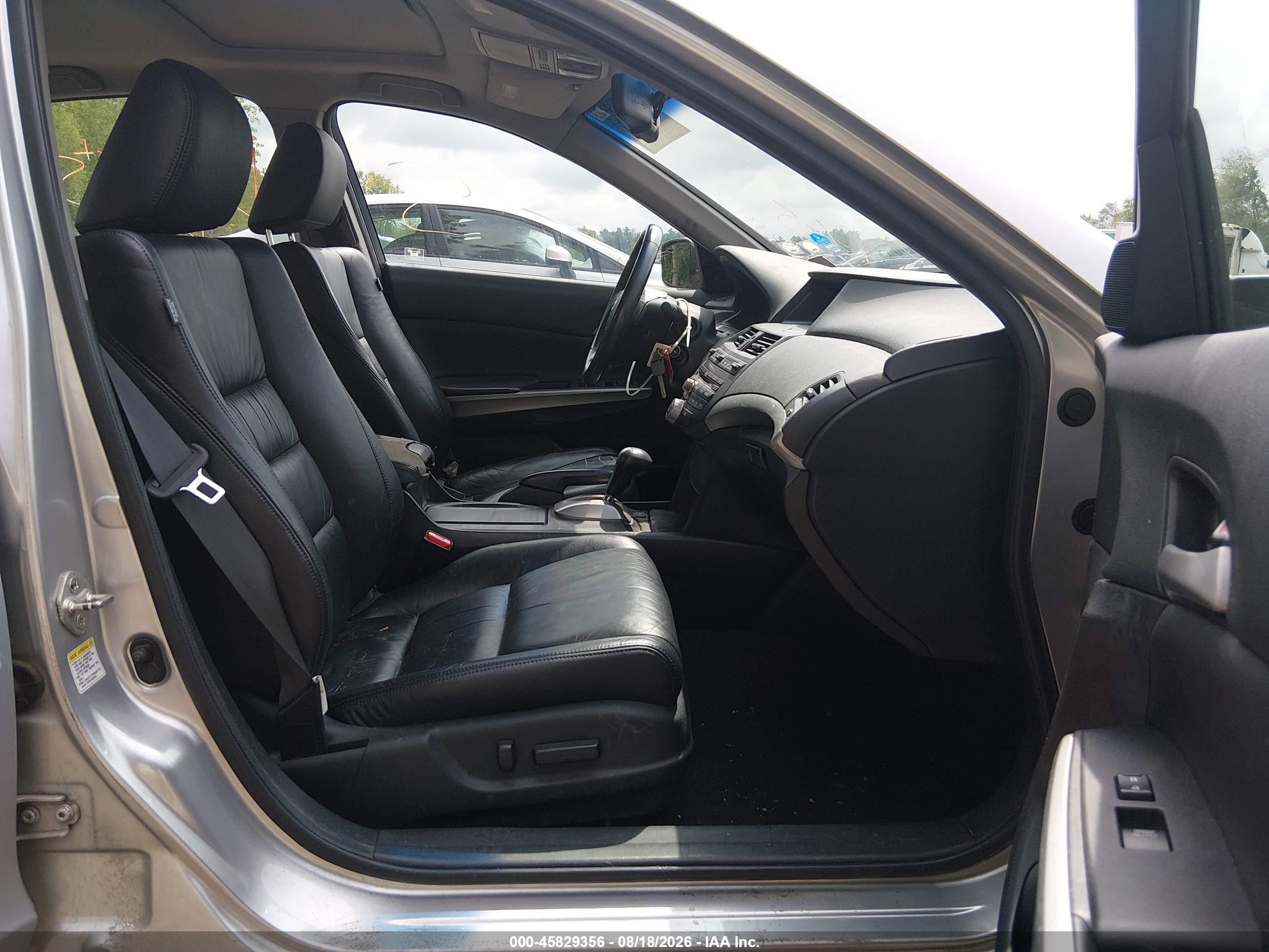 2009 Honda Accord 3.5 Ex-l Silver vin: 5KBCP36849B501433