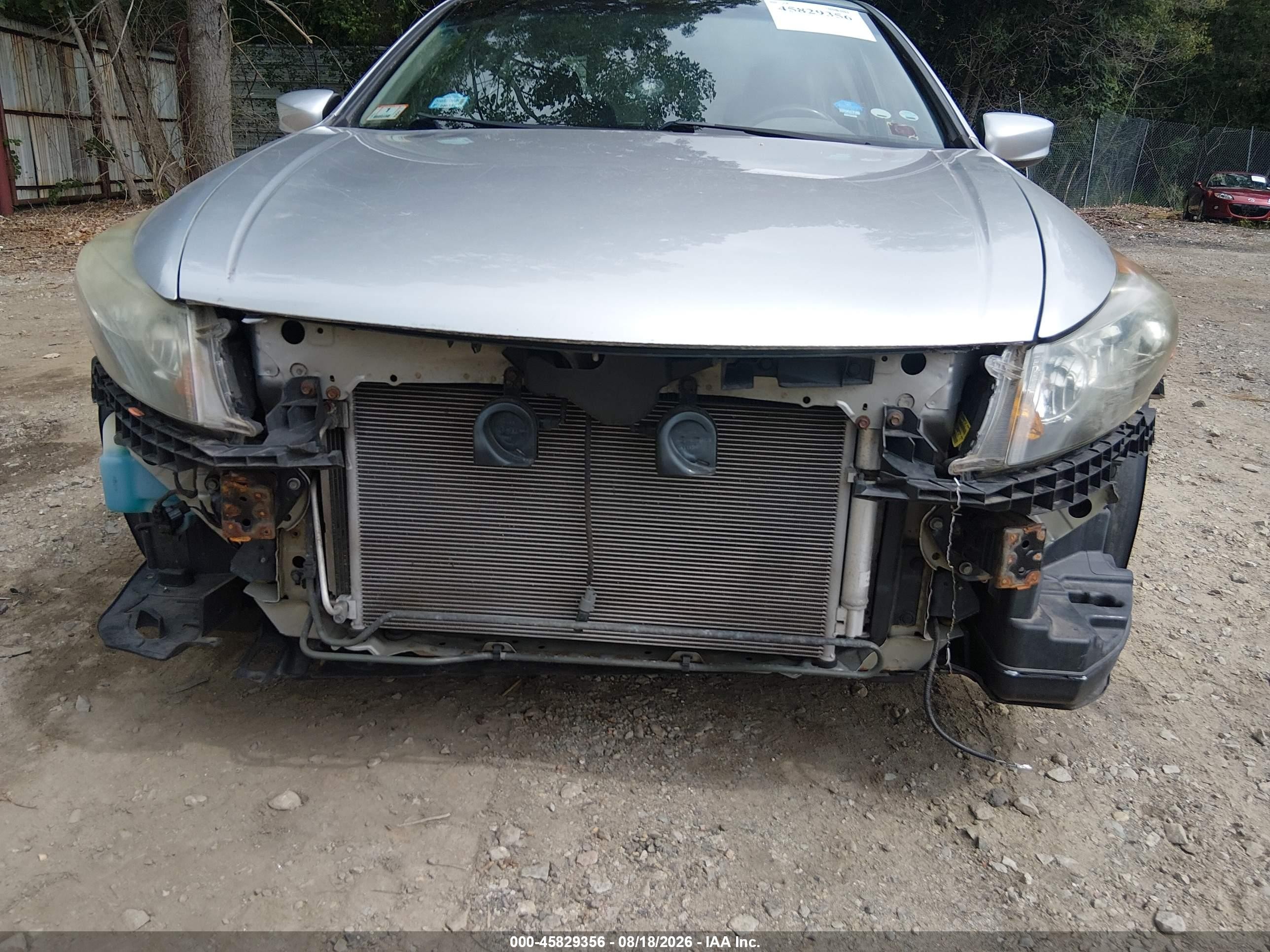 2009 Honda Accord 3.5 Ex-l Silver vin: 5KBCP36849B501433
