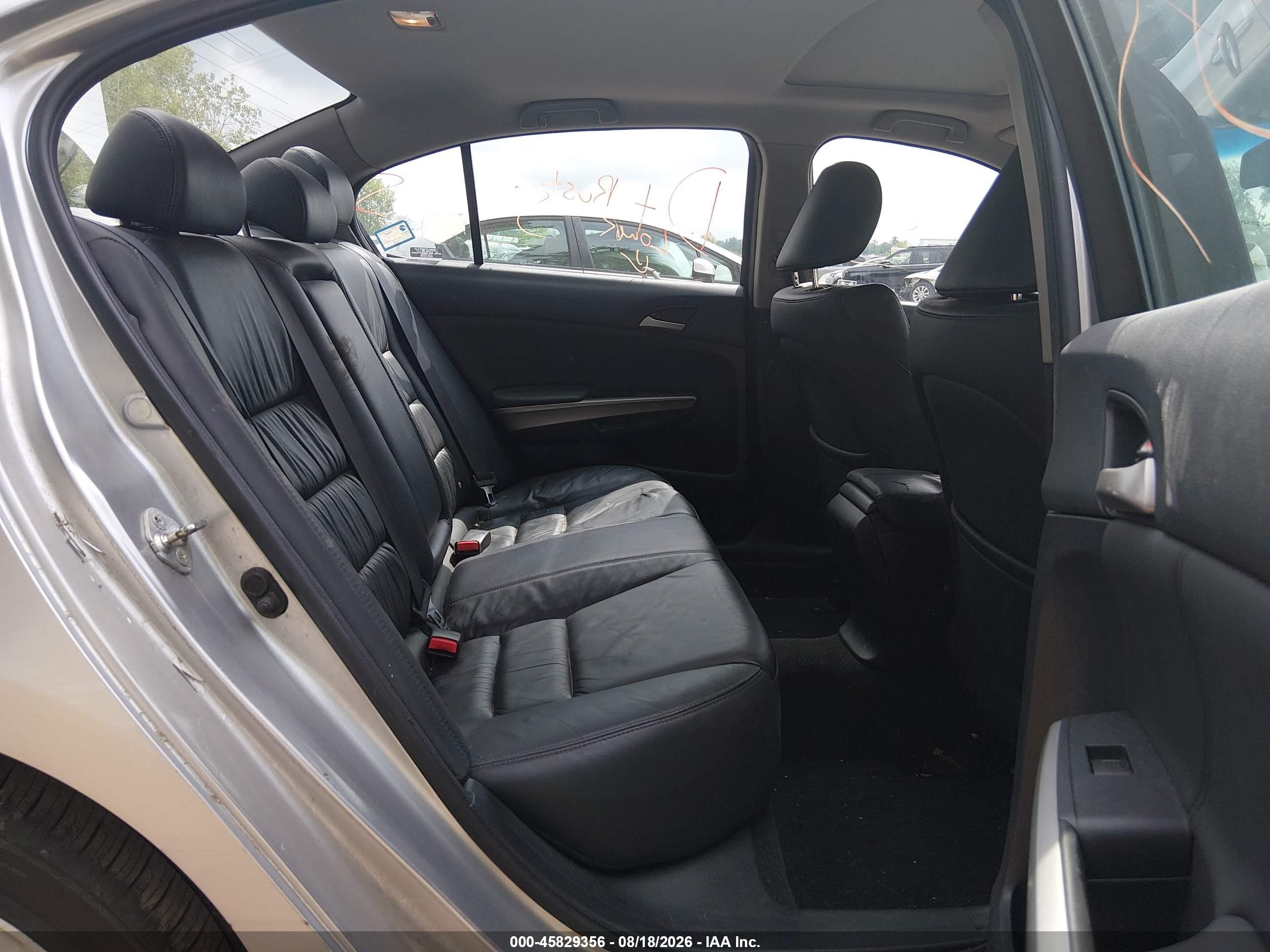 2009 Honda Accord 3.5 Ex-l Silver vin: 5KBCP36849B501433