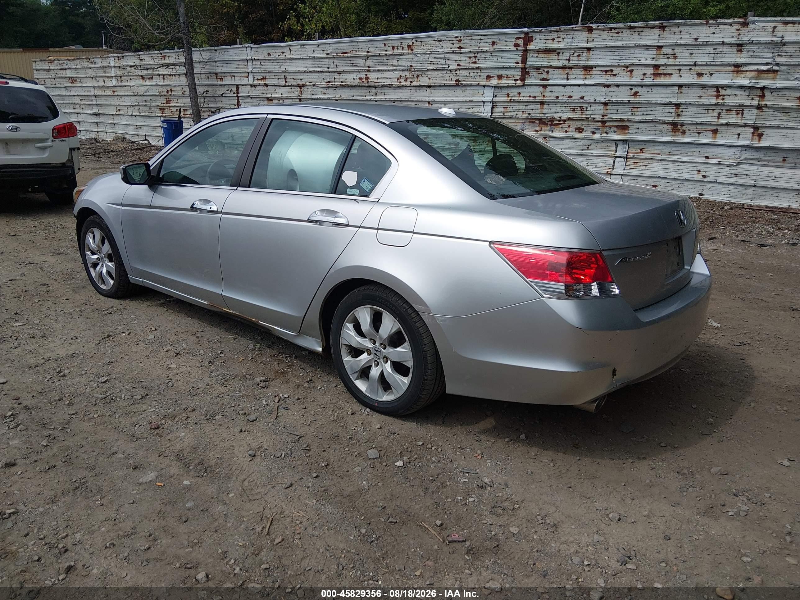 2009 Honda Accord 3.5 Ex-l Silver vin: 5KBCP36849B501433