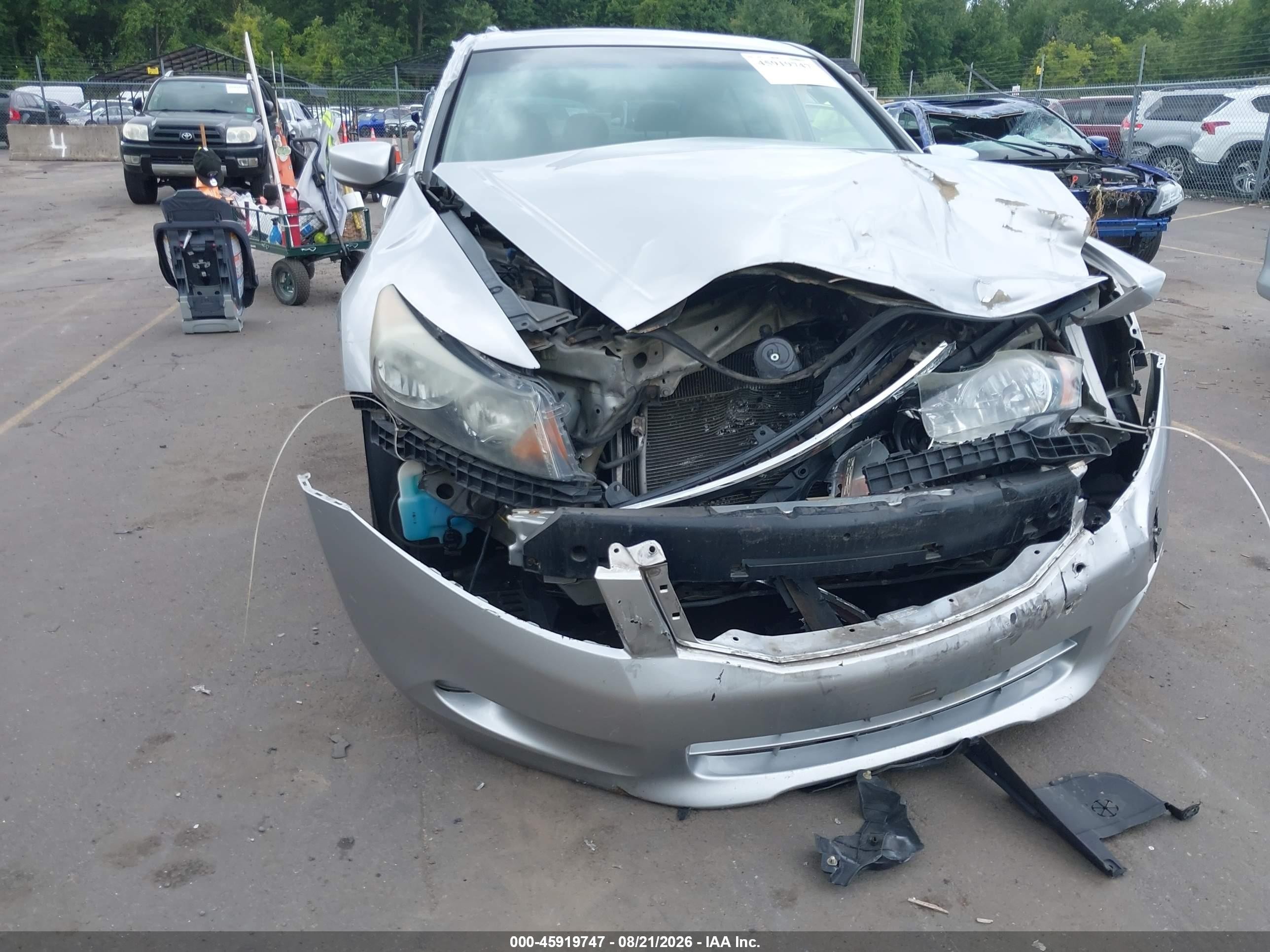 2009 Honda Accord 3.5 Ex-l Серебряный vin: 5KBCP36859B501781