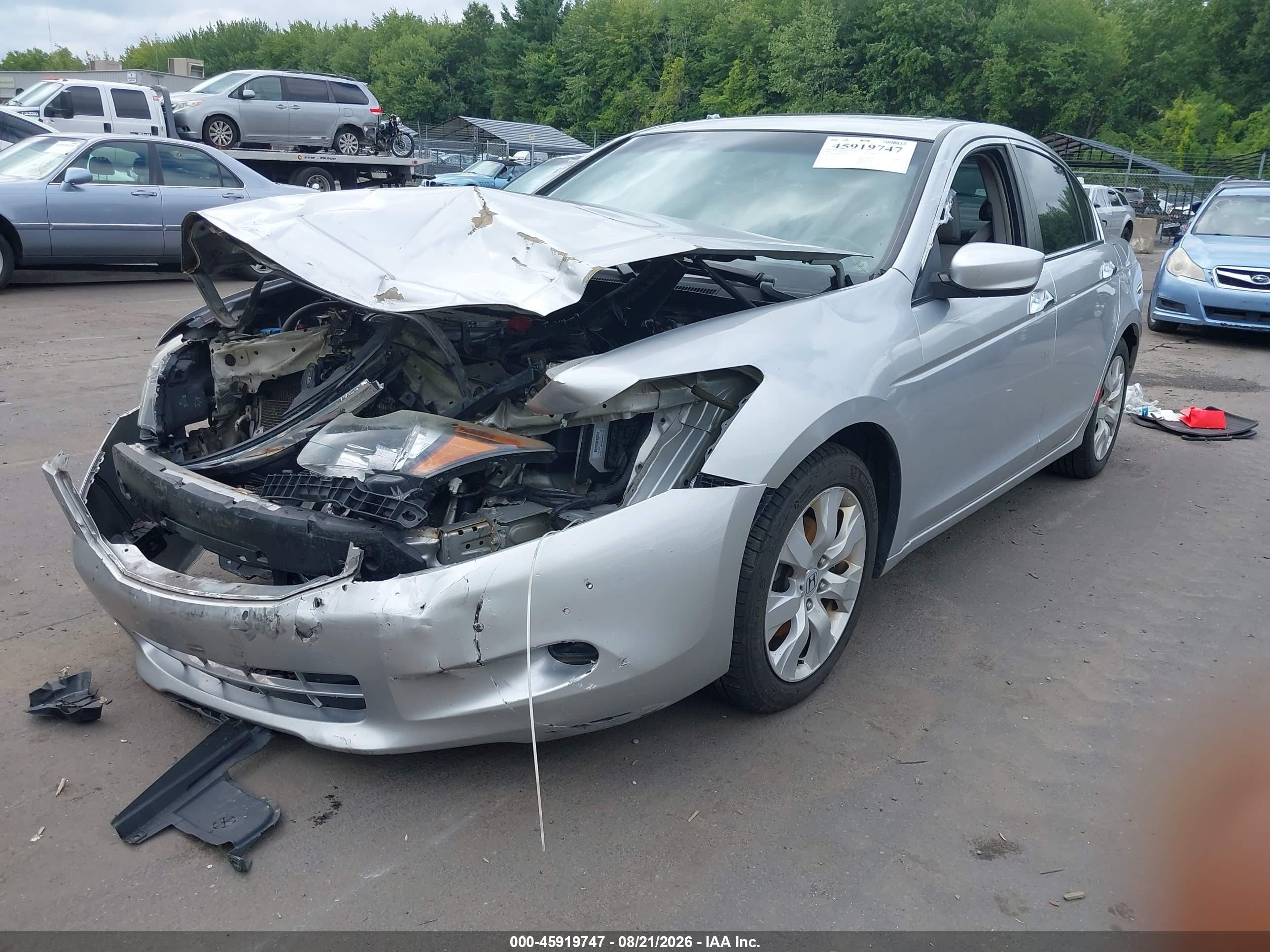 2009 Honda Accord 3.5 Ex-l Серебряный vin: 5KBCP36859B501781