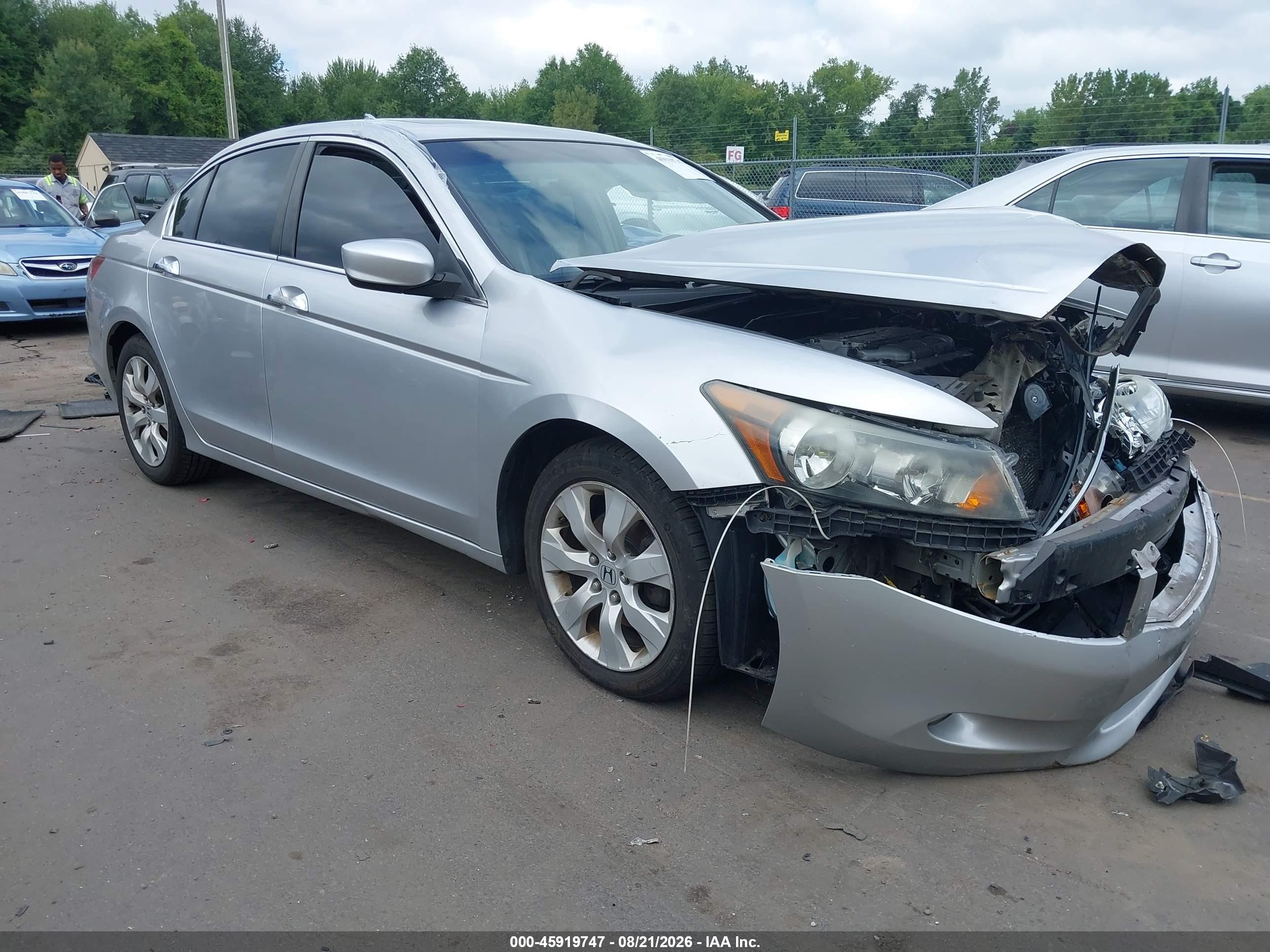 2009 Honda Accord 3.5 Ex-l Silver vin: 5KBCP36859B501781
