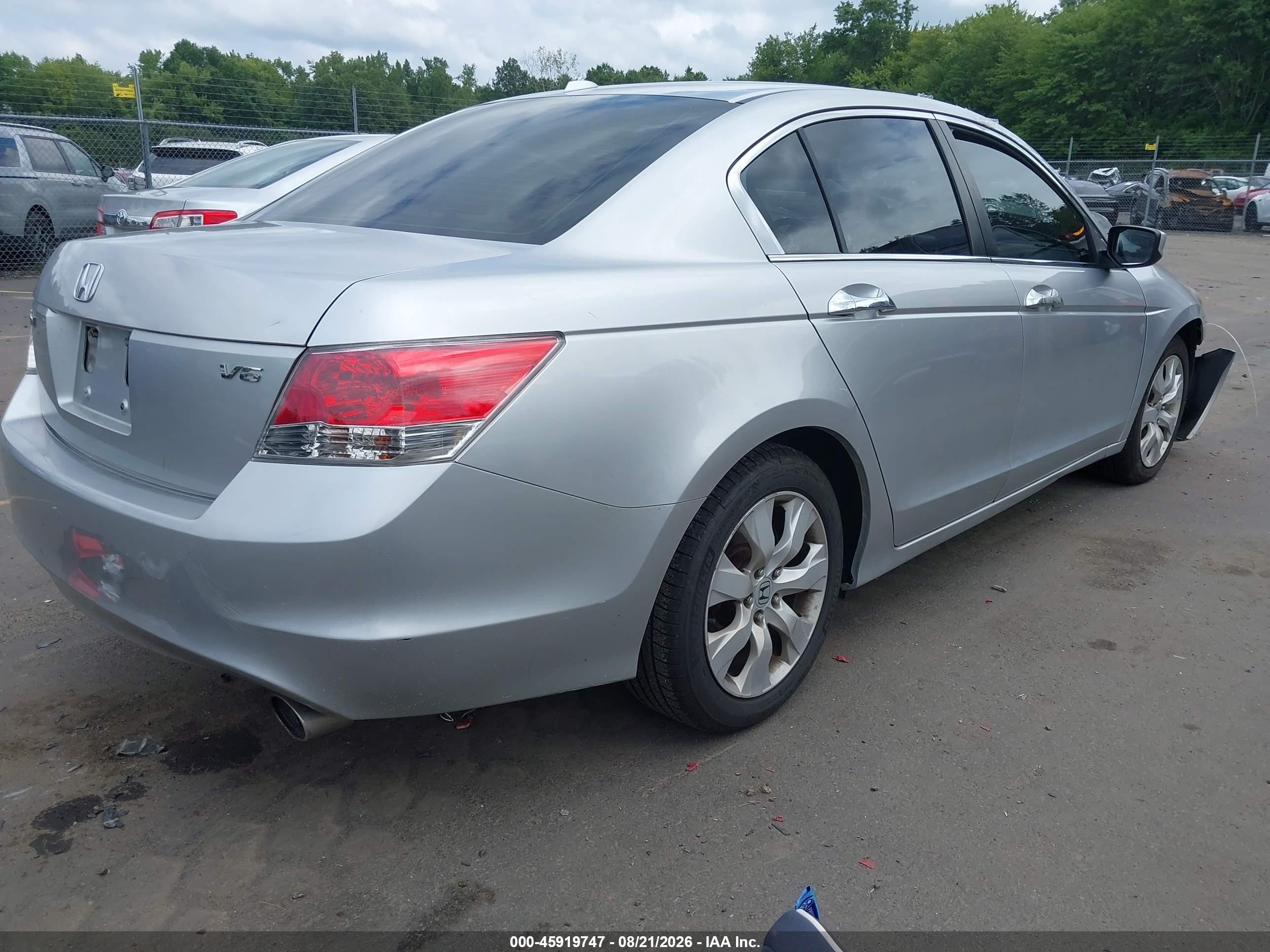 2009 Honda Accord 3.5 Ex-l Серебряный vin: 5KBCP36859B501781