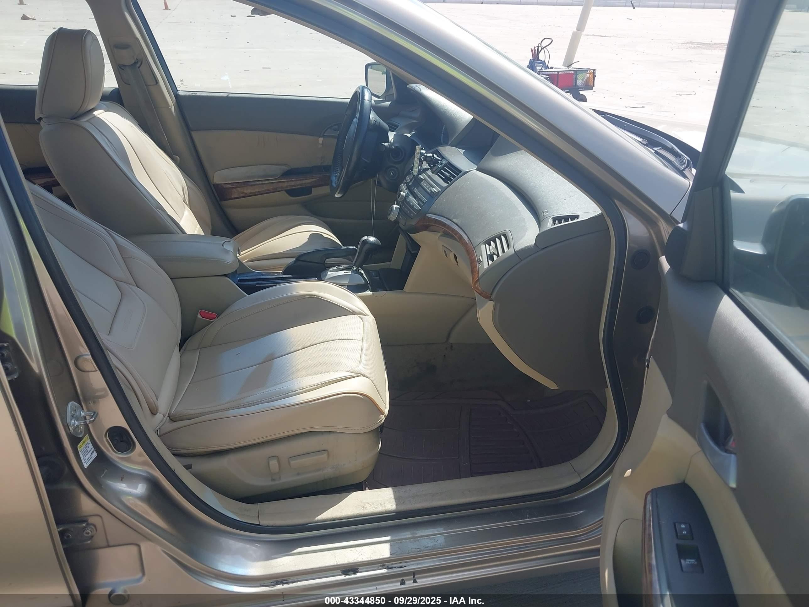 2009 Honda Accord Sdn 3.5 Ex-l/ex-l Gold vin: 5KBCP36889B502486