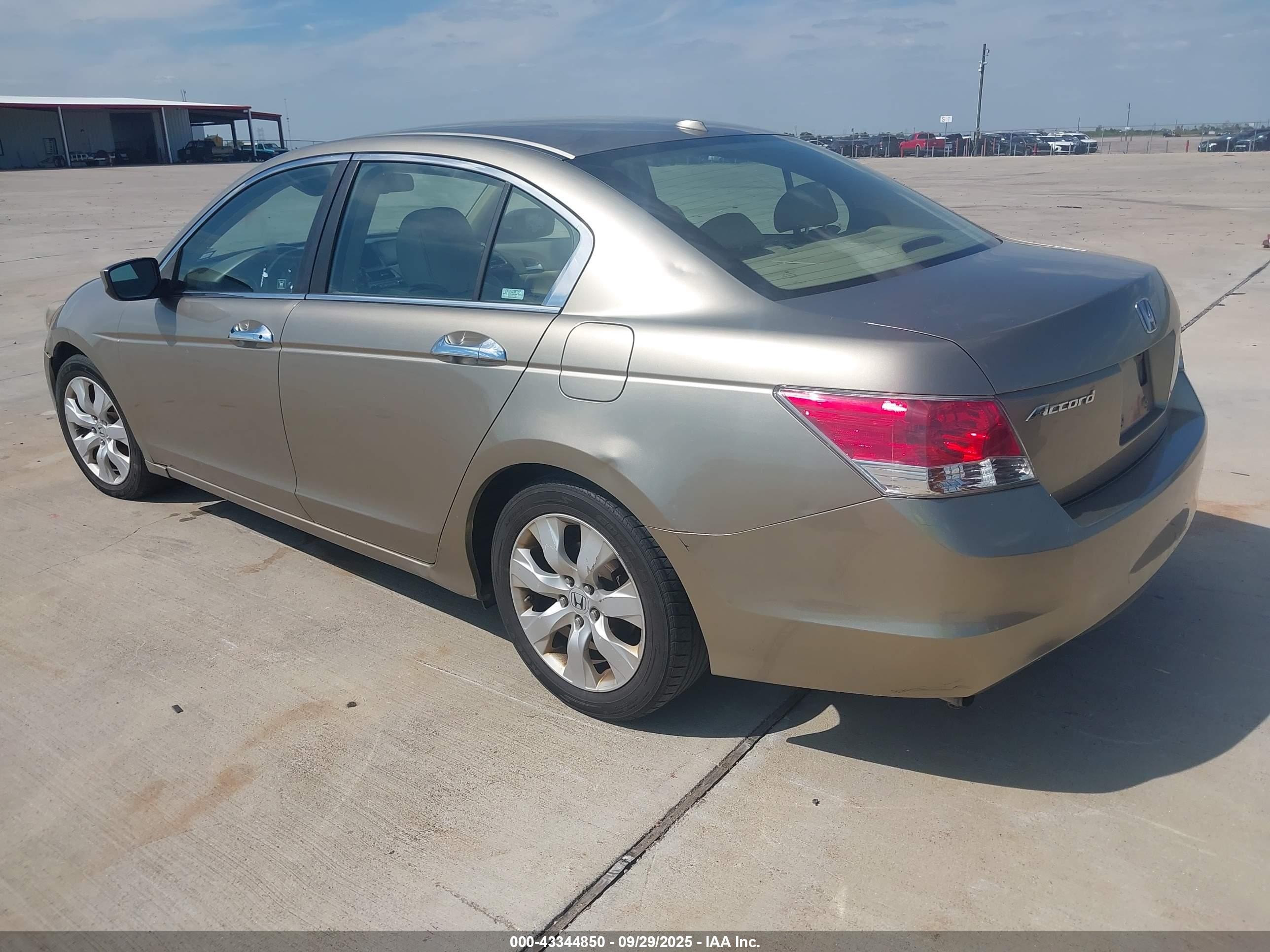 2009 Honda Accord Sdn 3.5 Ex-l/ex-l Gold vin: 5KBCP36889B502486