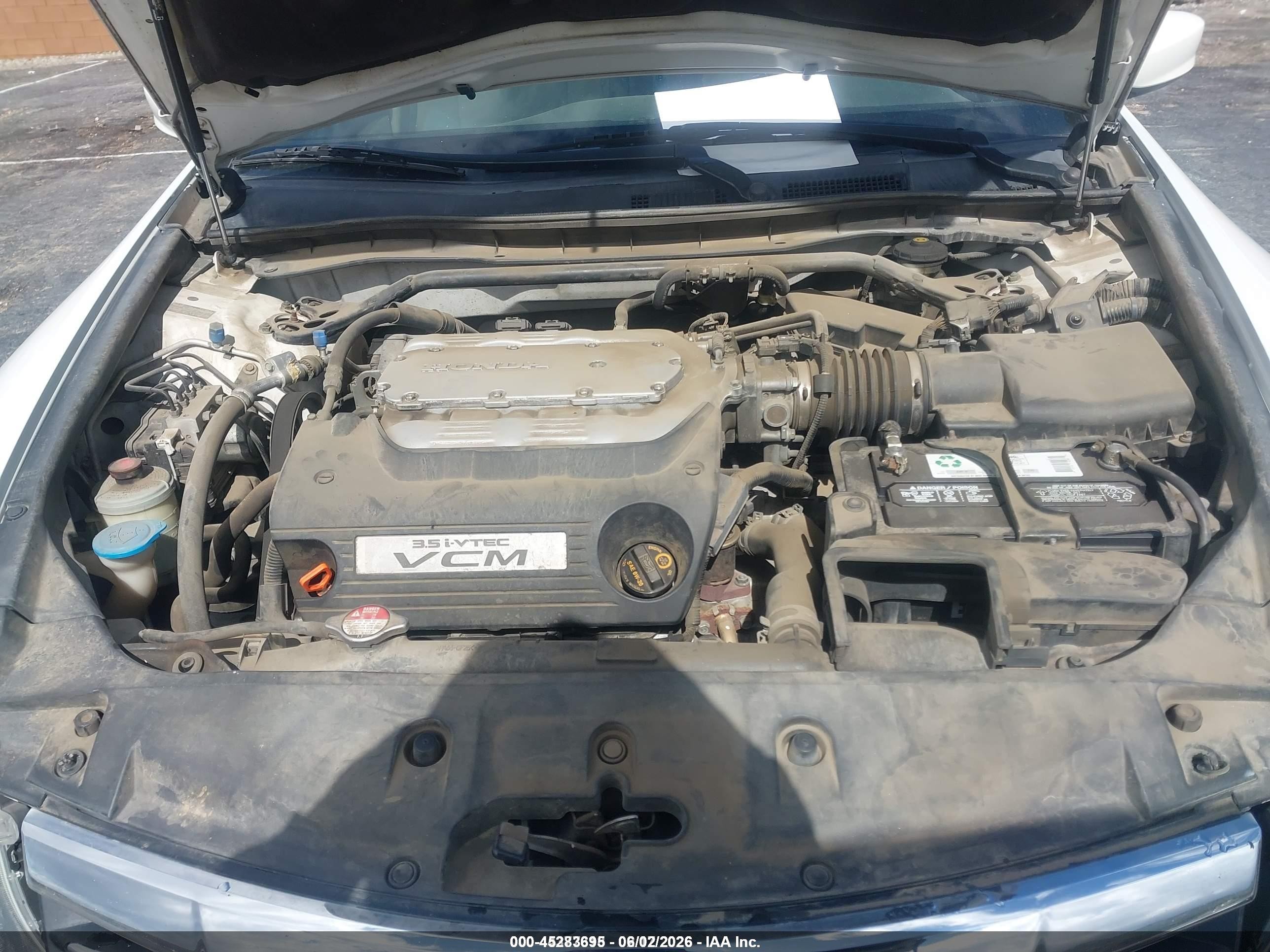 2011 Honda Accord 3.5 Ex White vin: 5KBCP3F73BB004676