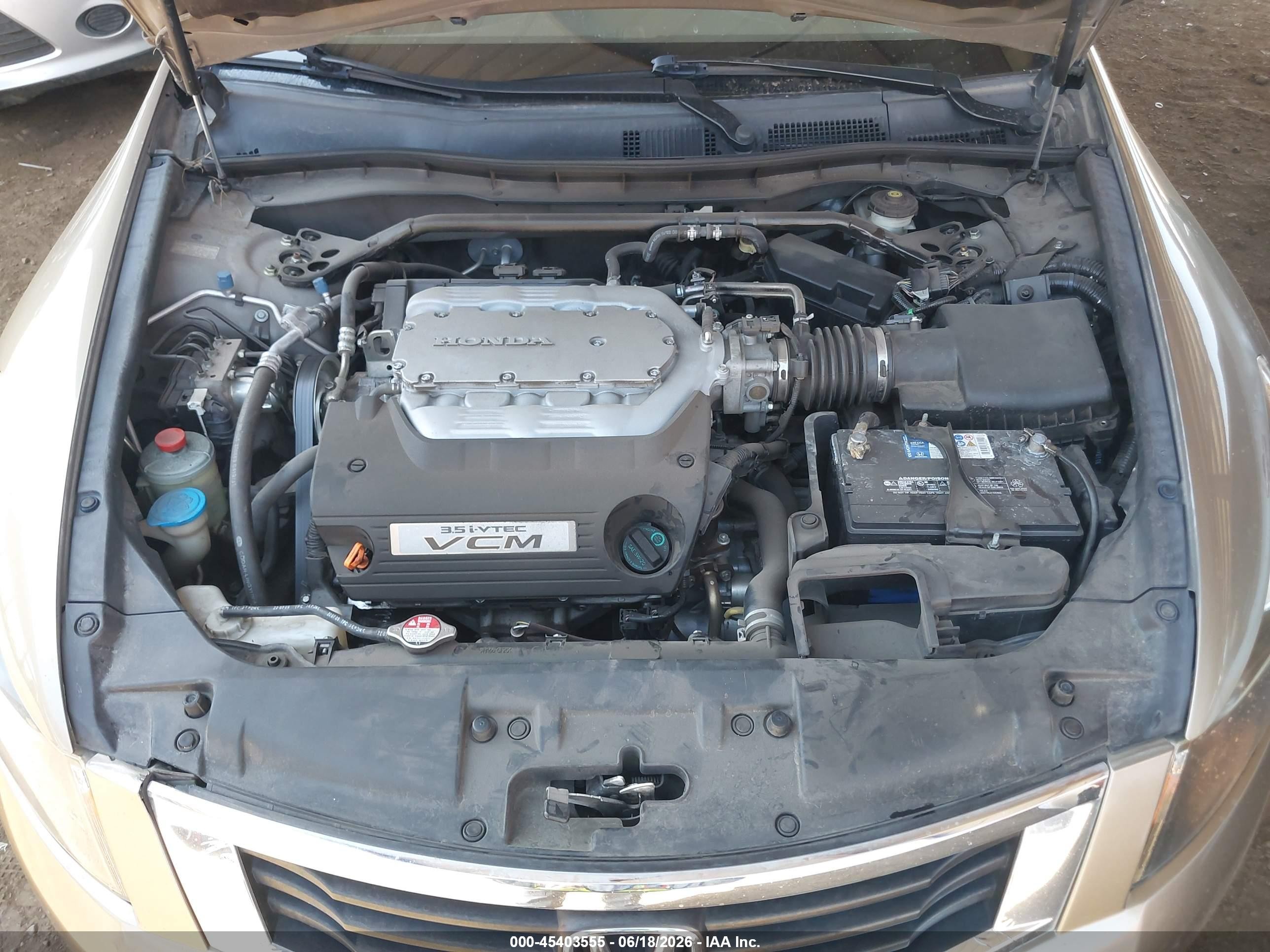 2010 Honda Accord 3.5 Ex Gold vin: 5KBCP3F74AB009643