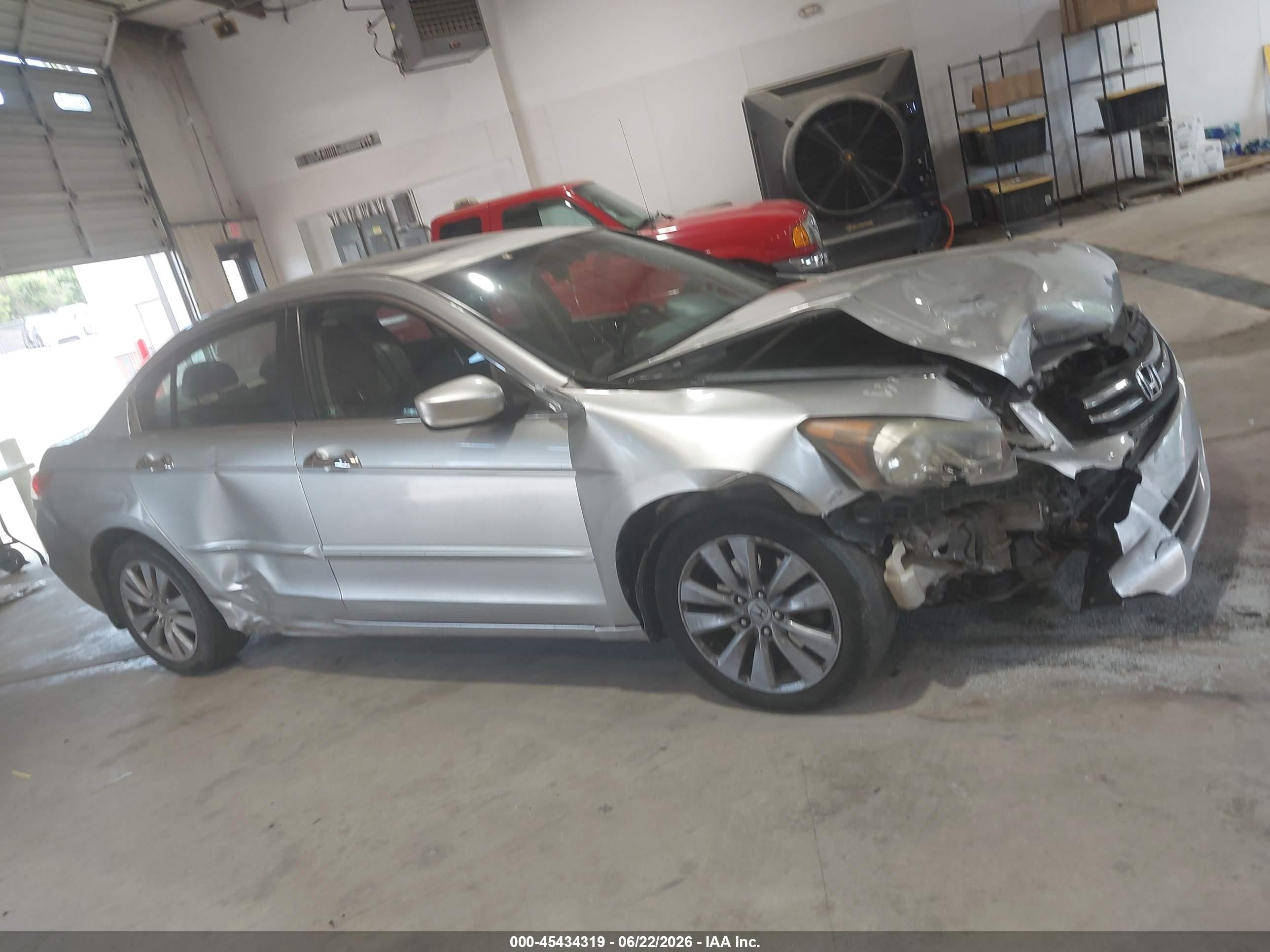 2011 Honda Accord 3.5 Ex Gray vin: 5KBCP3F75BB002749