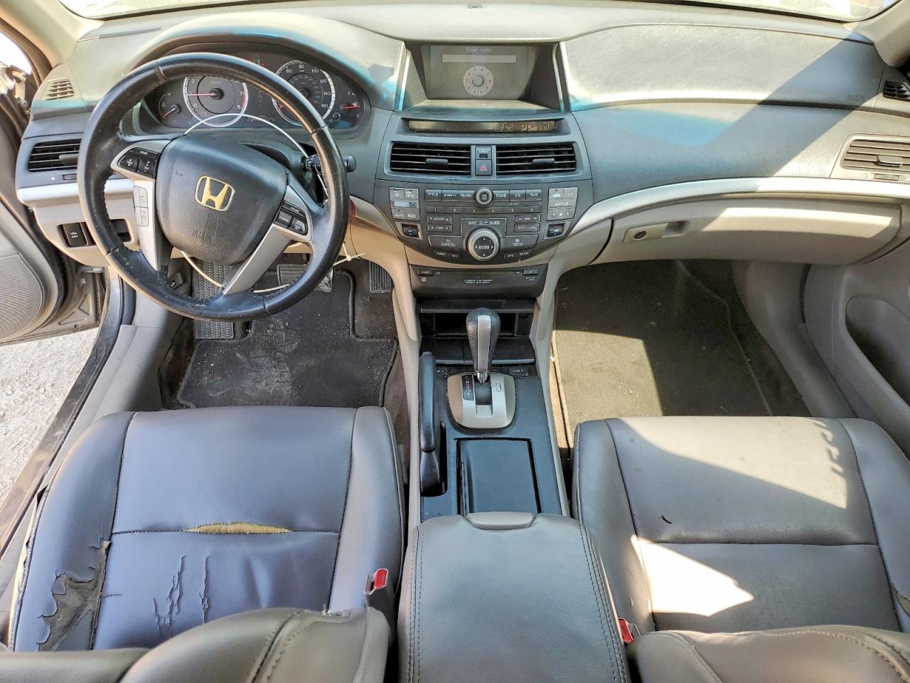 2010 Honda Accord Exl Gray vin: 5KBCP3F80AB001130