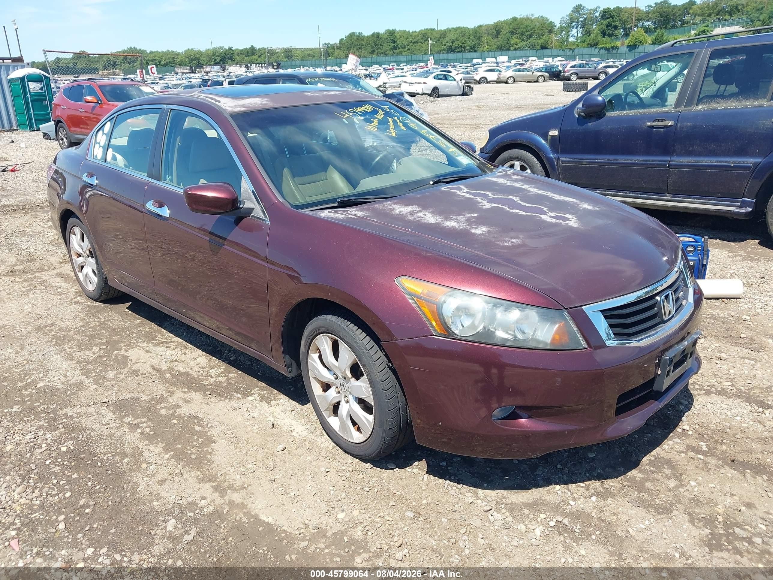 2010 Honda Accord 3.5 Ex-l Purple vin: 5KBCP3F80AB013570