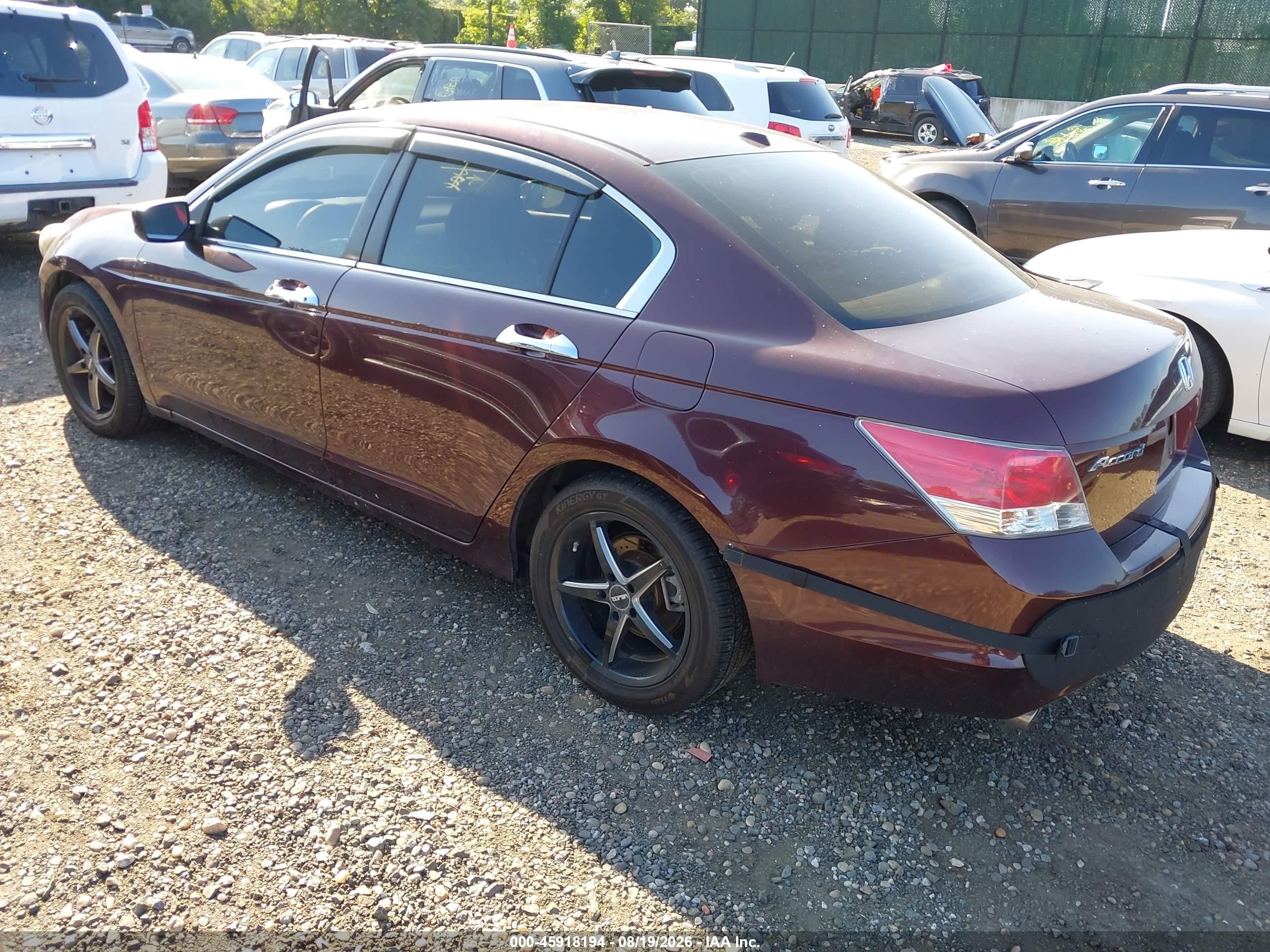 2010 Honda Accord 3.5 Ex-l Red vin: 5KBCP3F81AB004148