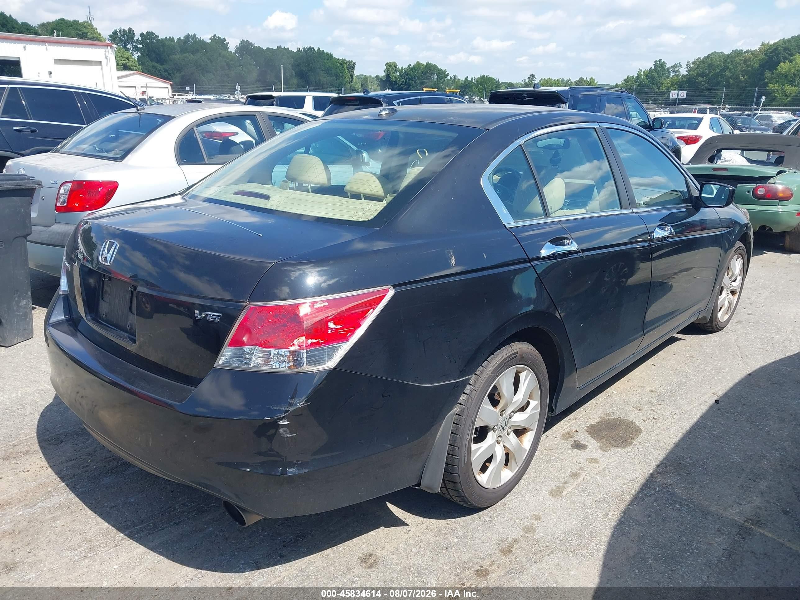 2010 Honda Accord 3.5 Ex-l Black vin: 5KBCP3F81AB006014