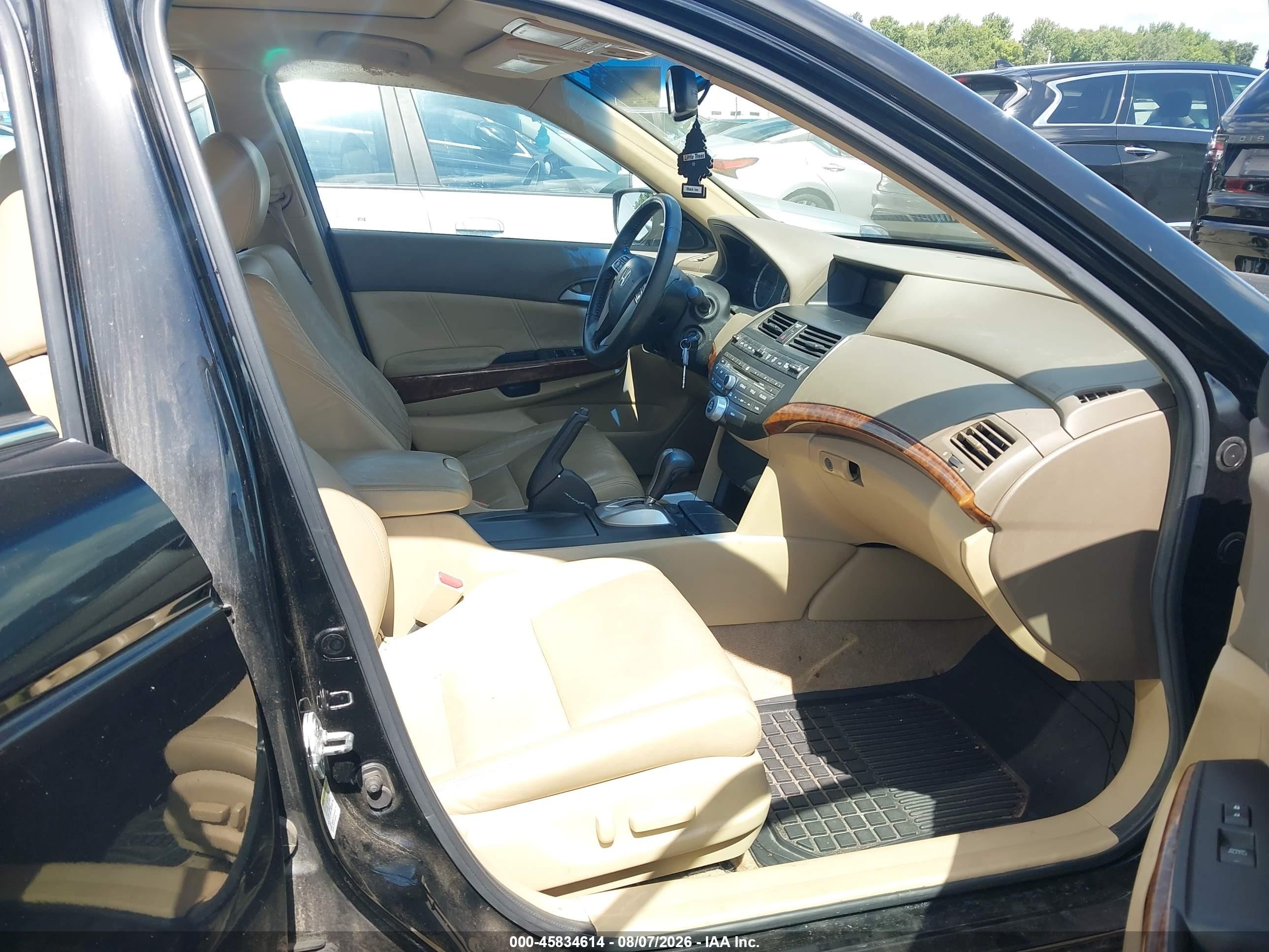 2010 Honda Accord 3.5 Ex-l Black vin: 5KBCP3F81AB006014