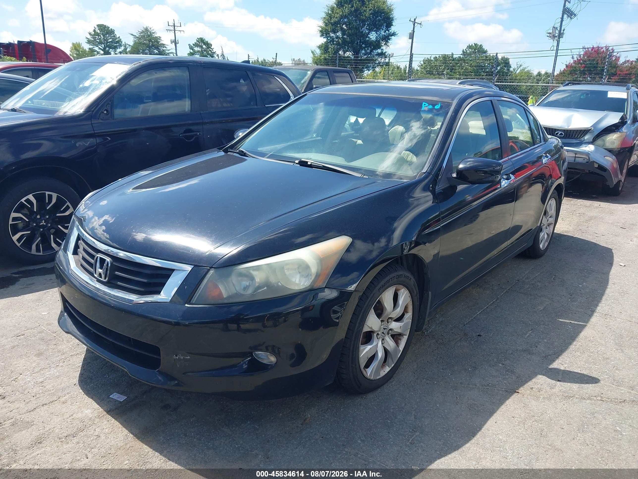 2010 Honda Accord 3.5 Ex-l Black vin: 5KBCP3F81AB006014