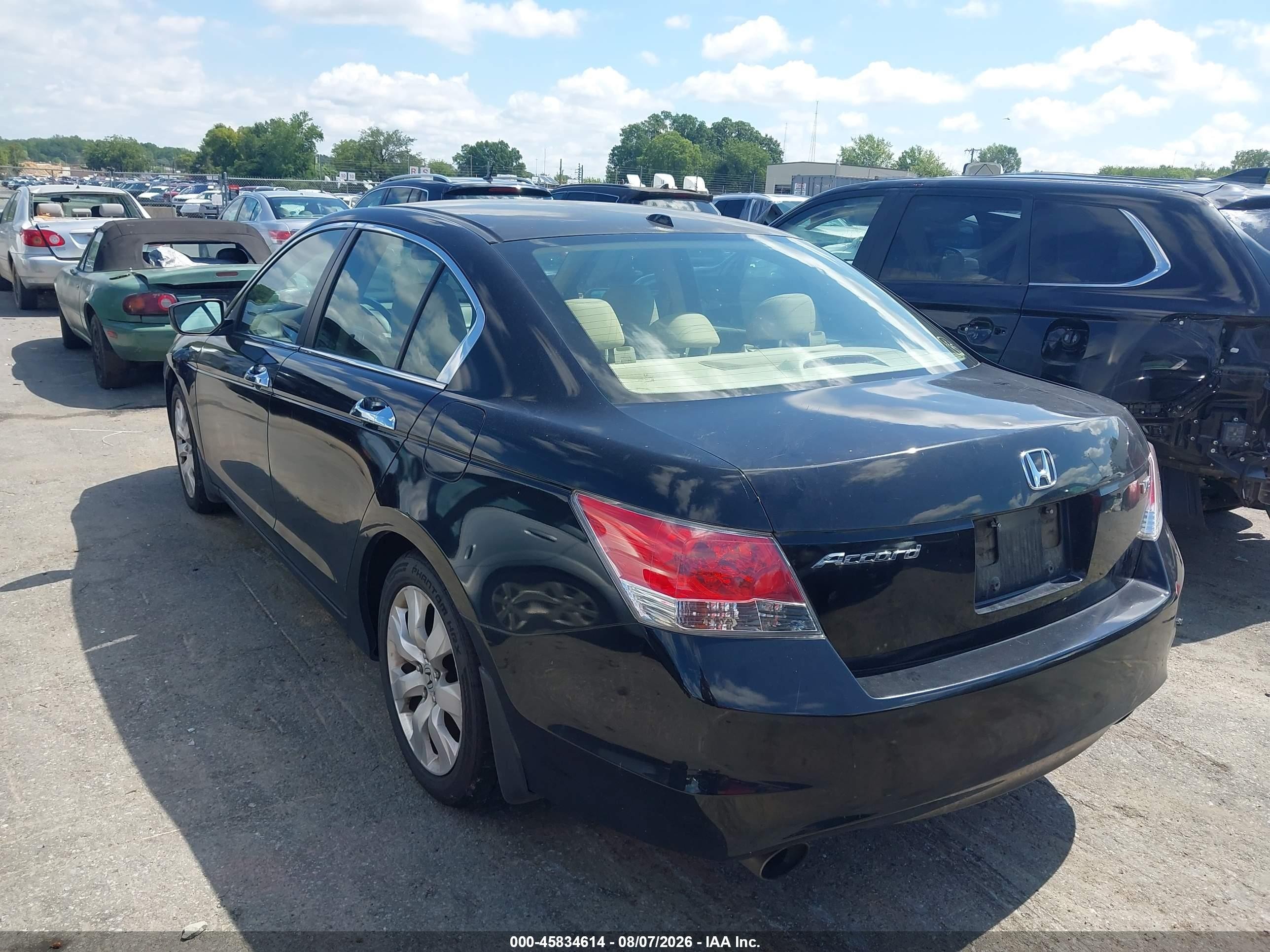 2010 Honda Accord 3.5 Ex-l Black vin: 5KBCP3F81AB006014