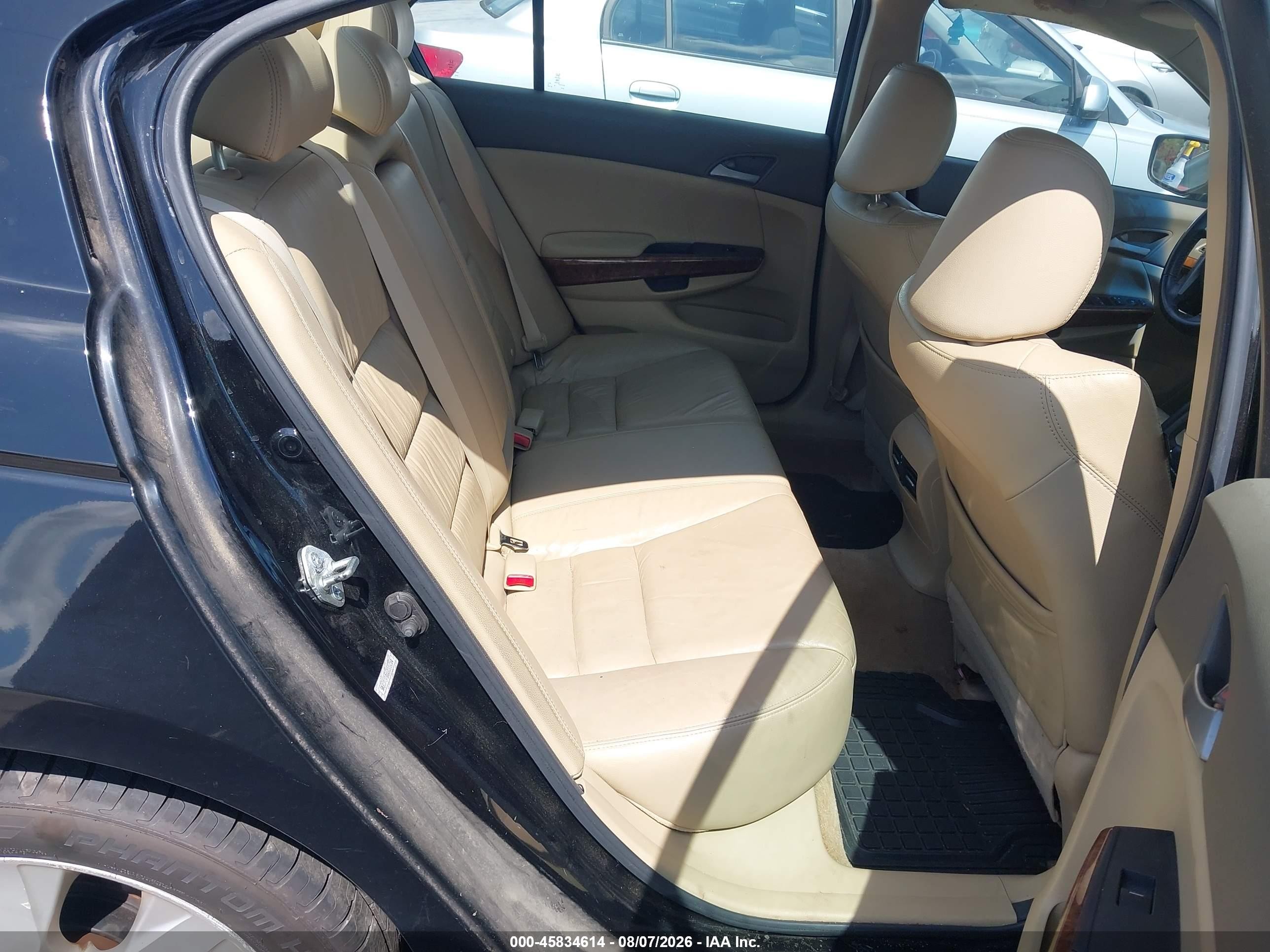 2010 Honda Accord 3.5 Ex-l Black vin: 5KBCP3F81AB006014