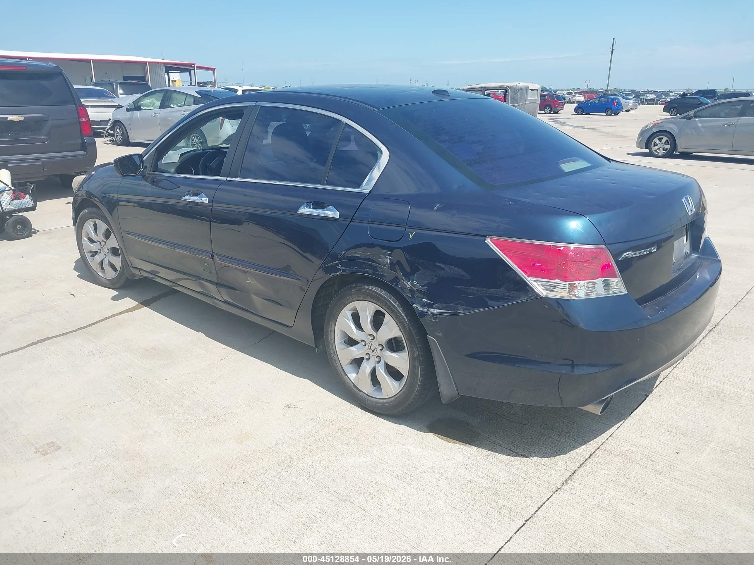 2010 Honda Accord 3.5 Ex-l Blue vin: 5KBCP3F81AB006644