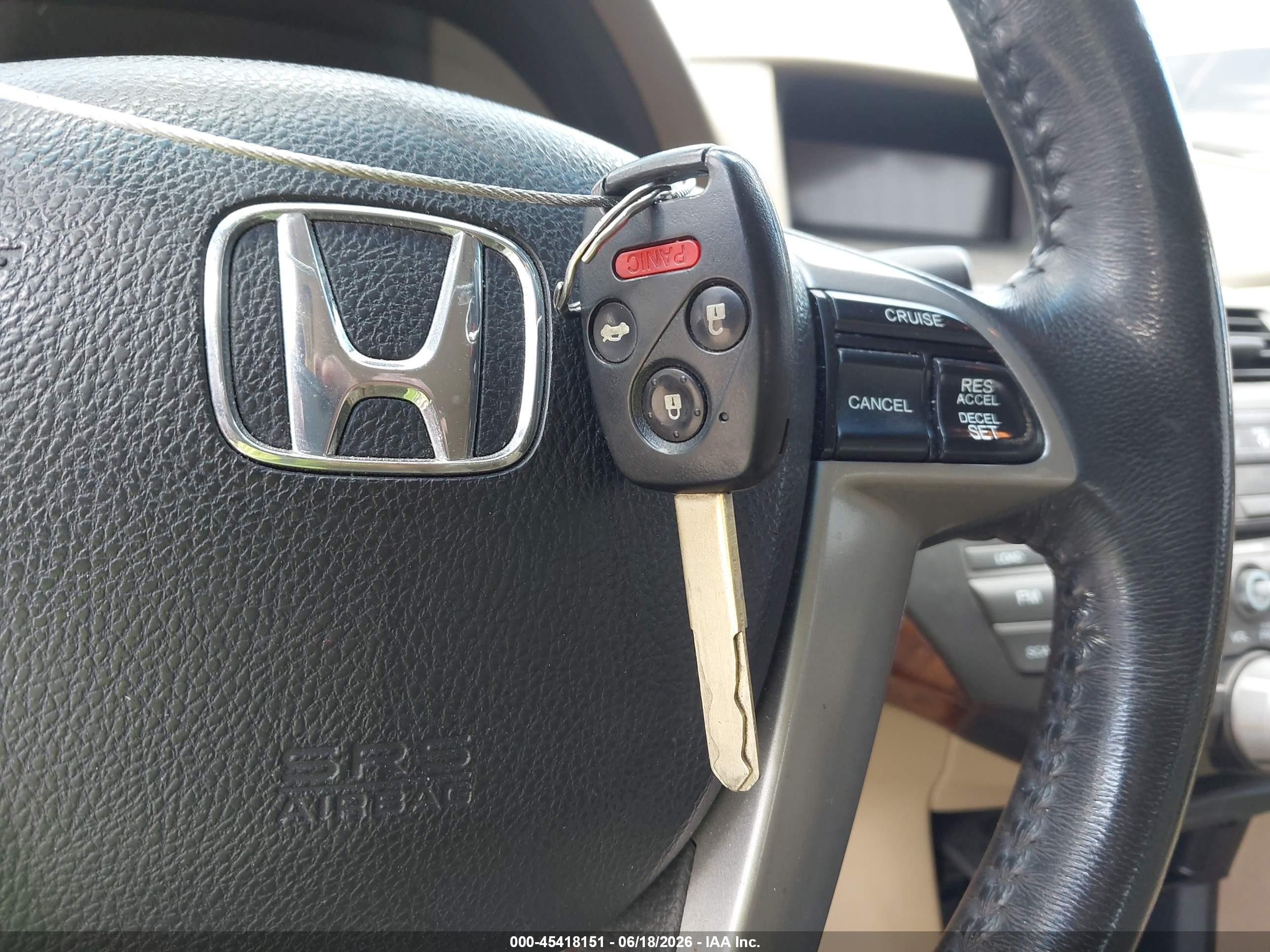 2010 Honda Accord 3.5 Ex-l Maroon vin: 5KBCP3F81AB006921