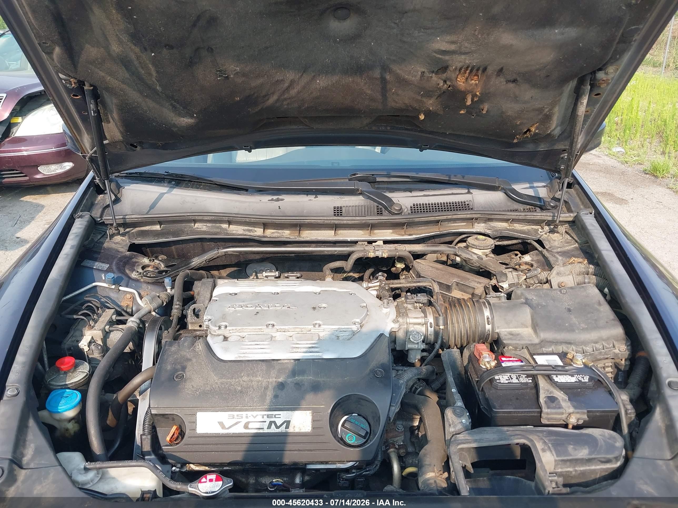 2010 Honda Accord 3.5 Ex-l Gray vin: 5KBCP3F81AB010144