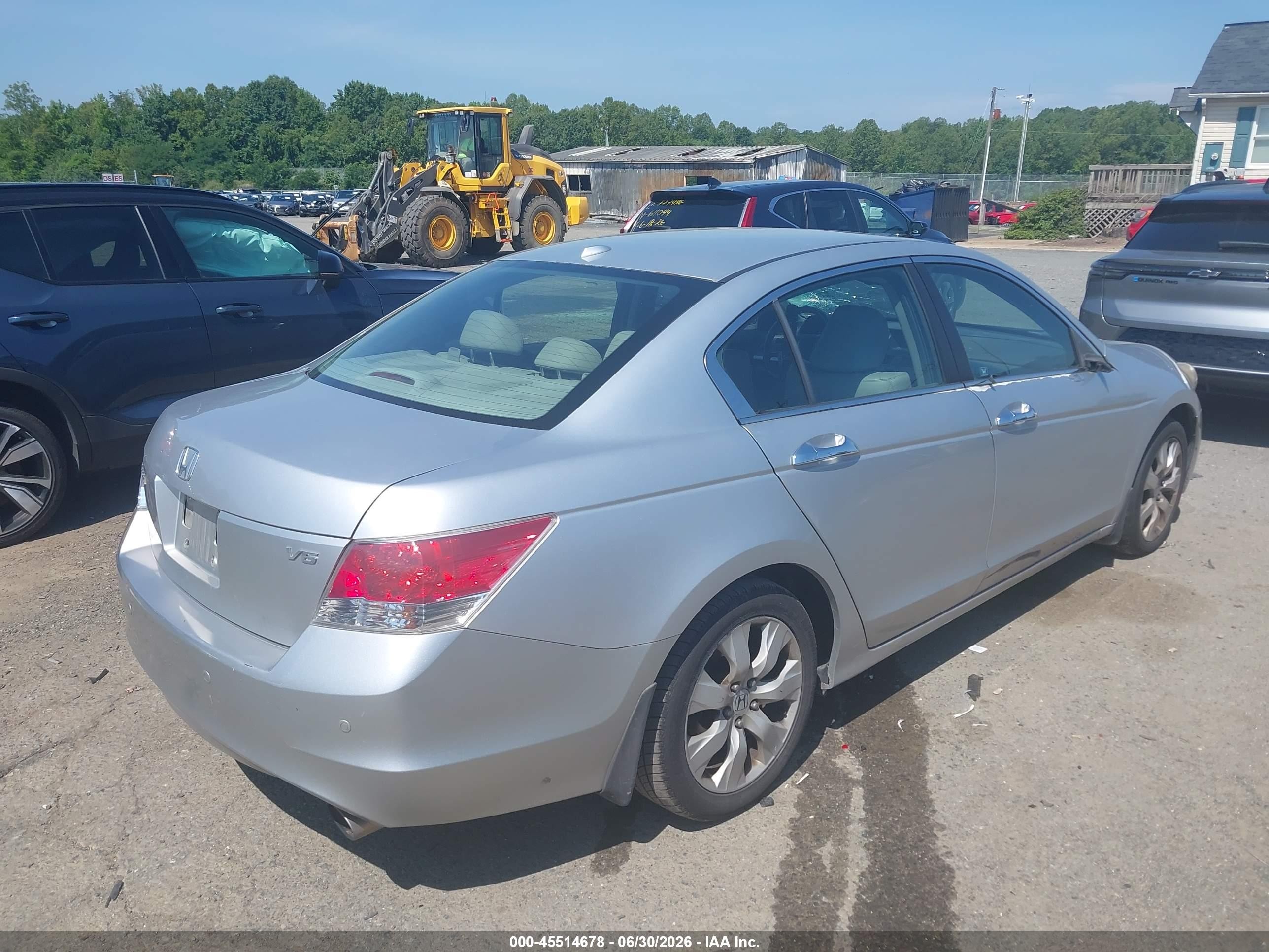 2010 Honda Accord 3.5 Ex-l Silver vin: 5KBCP3F82AB001369