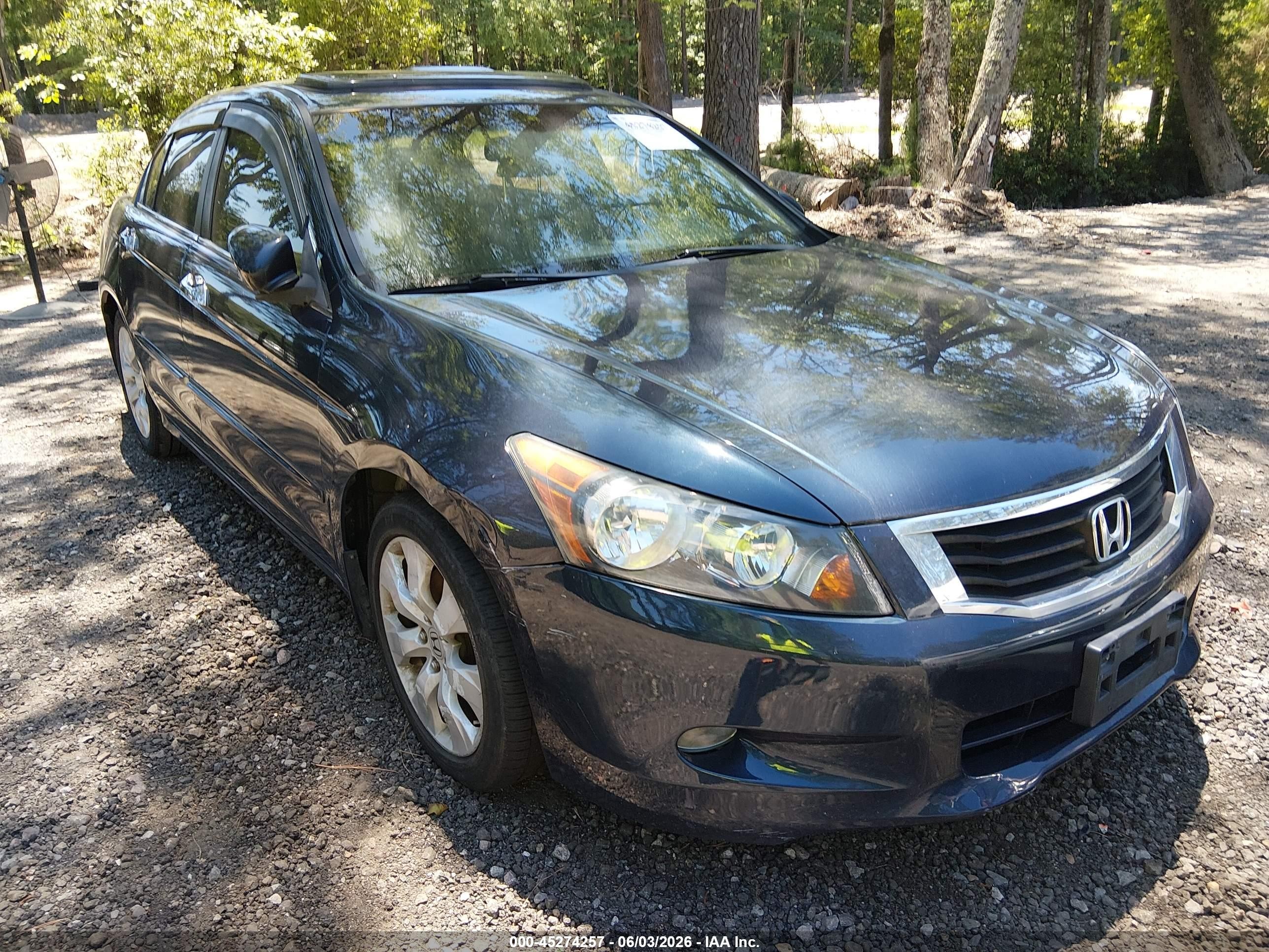 2010 Honda Accord 3.5 Ex-l Dark Blue vin: 5KBCP3F82AB017040