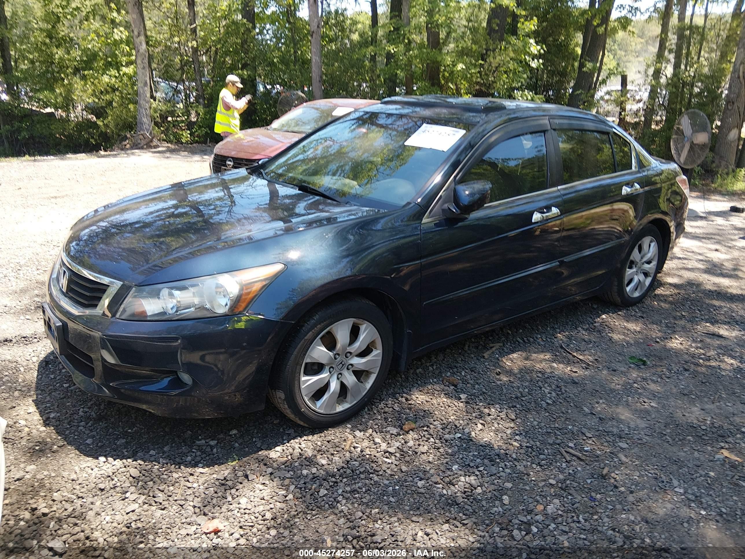 2010 Honda Accord 3.5 Ex-l Dark Blue vin: 5KBCP3F82AB017040