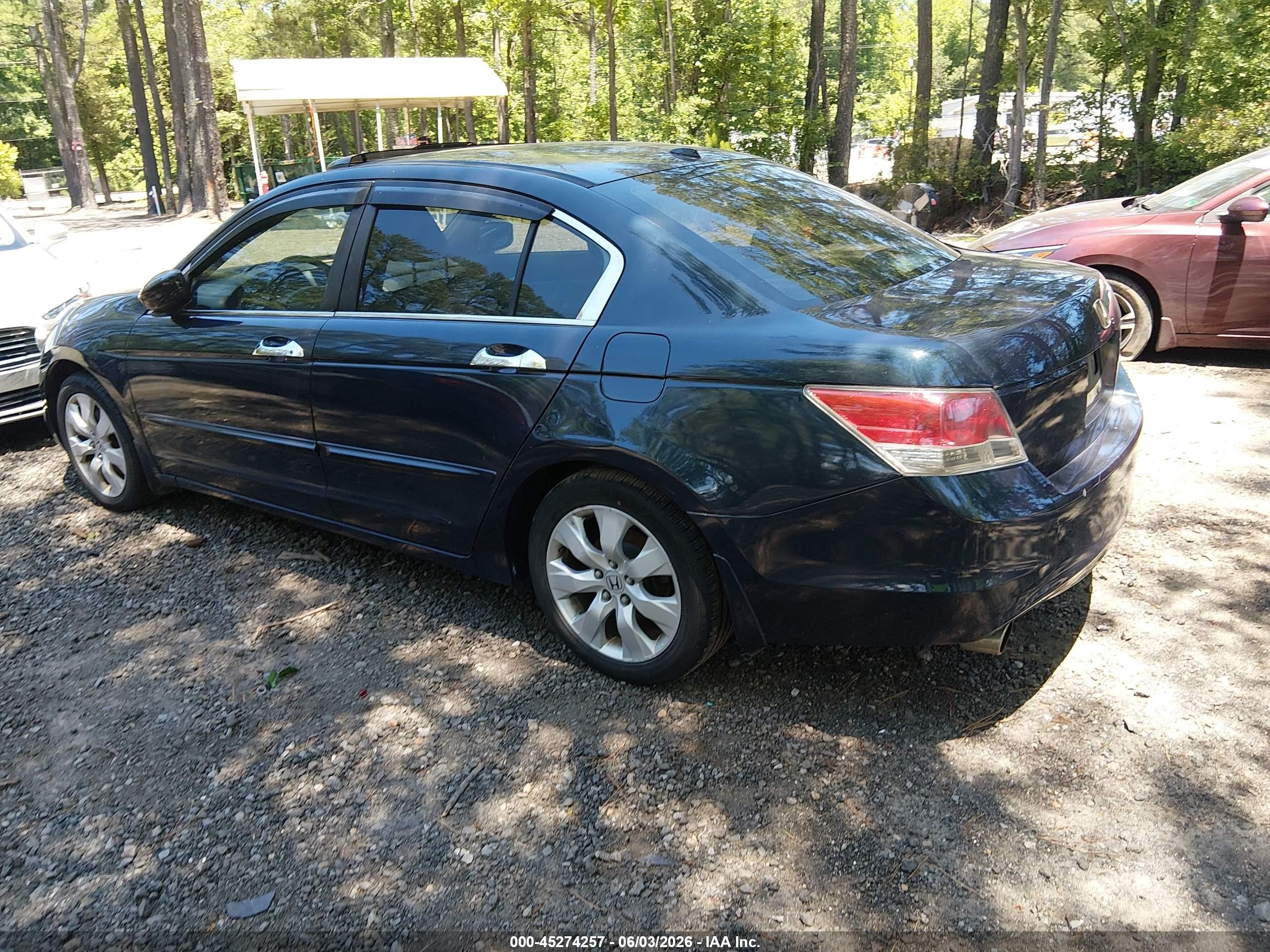 2010 Honda Accord 3.5 Ex-l Dark Blue vin: 5KBCP3F82AB017040