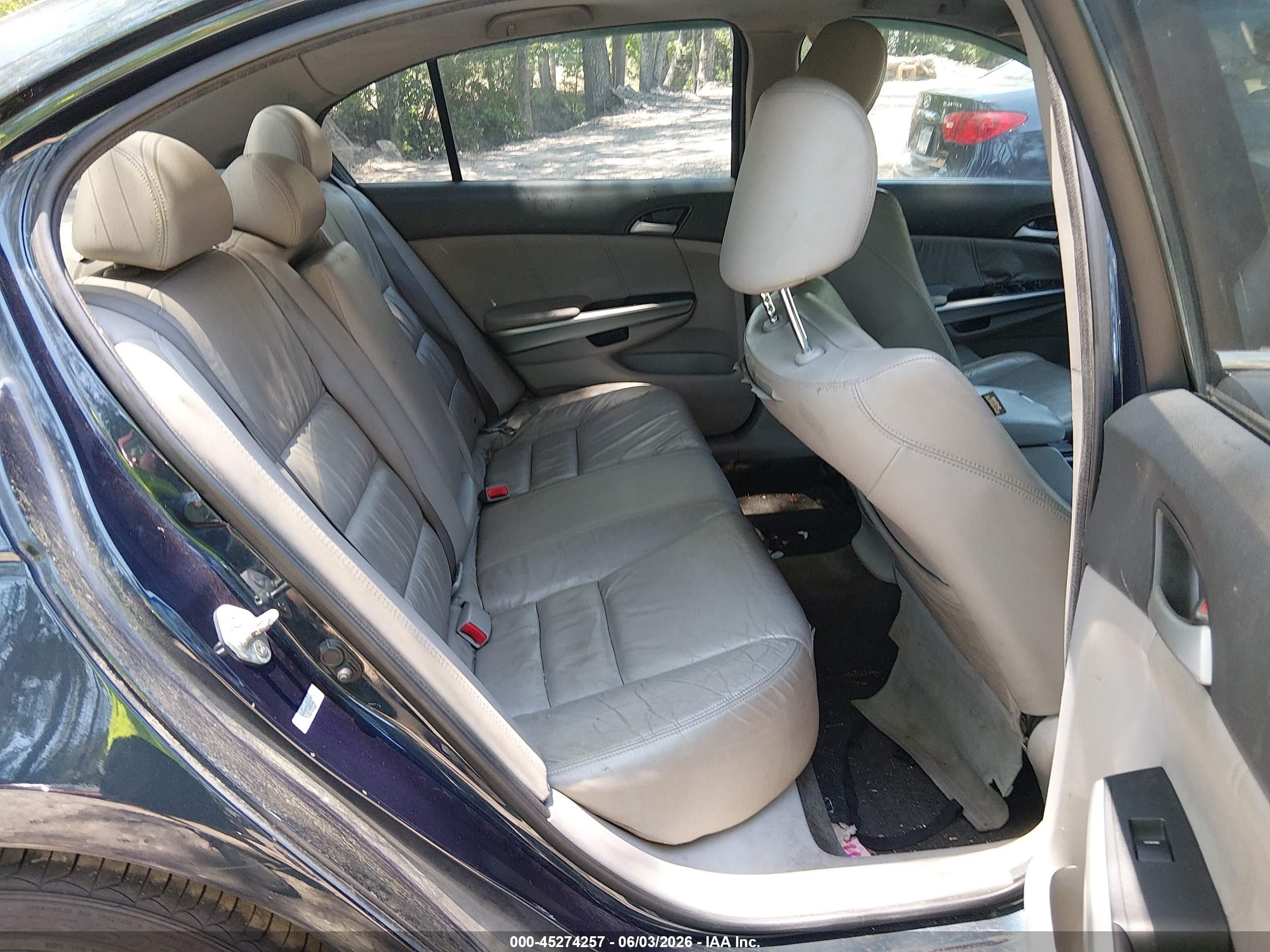 2010 Honda Accord 3.5 Ex-l Dark Blue vin: 5KBCP3F82AB017040