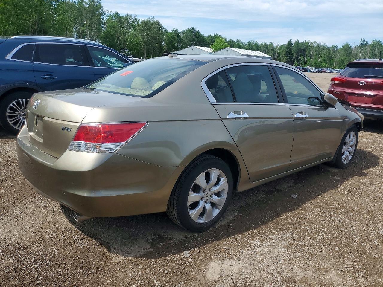 2010 Honda Accord Exl Beige vin: 5KBCP3F82AB501127