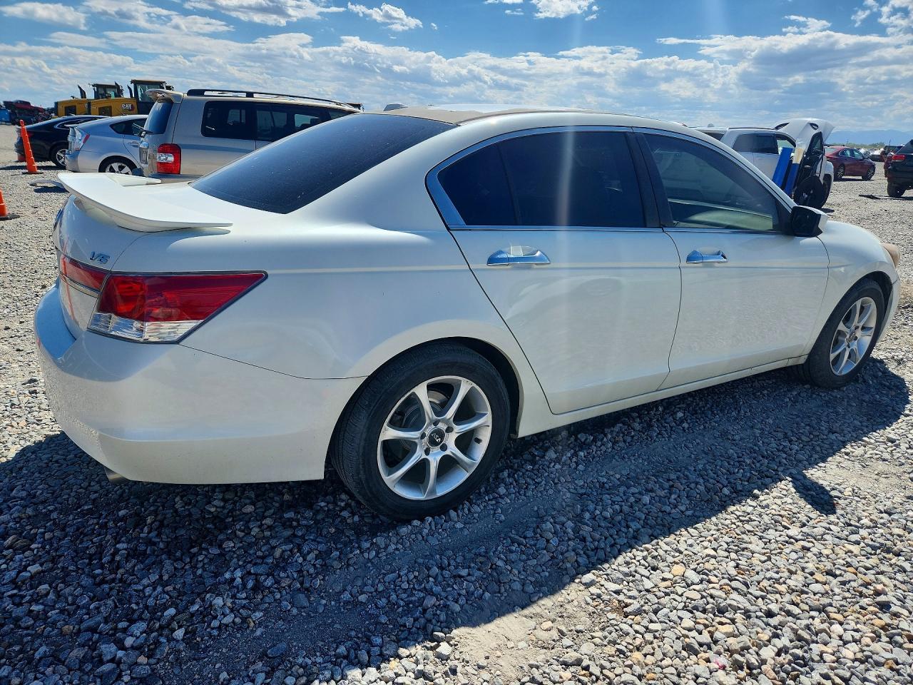 2011 Honda Accord Exl White vin: 5KBCP3F82BB004435