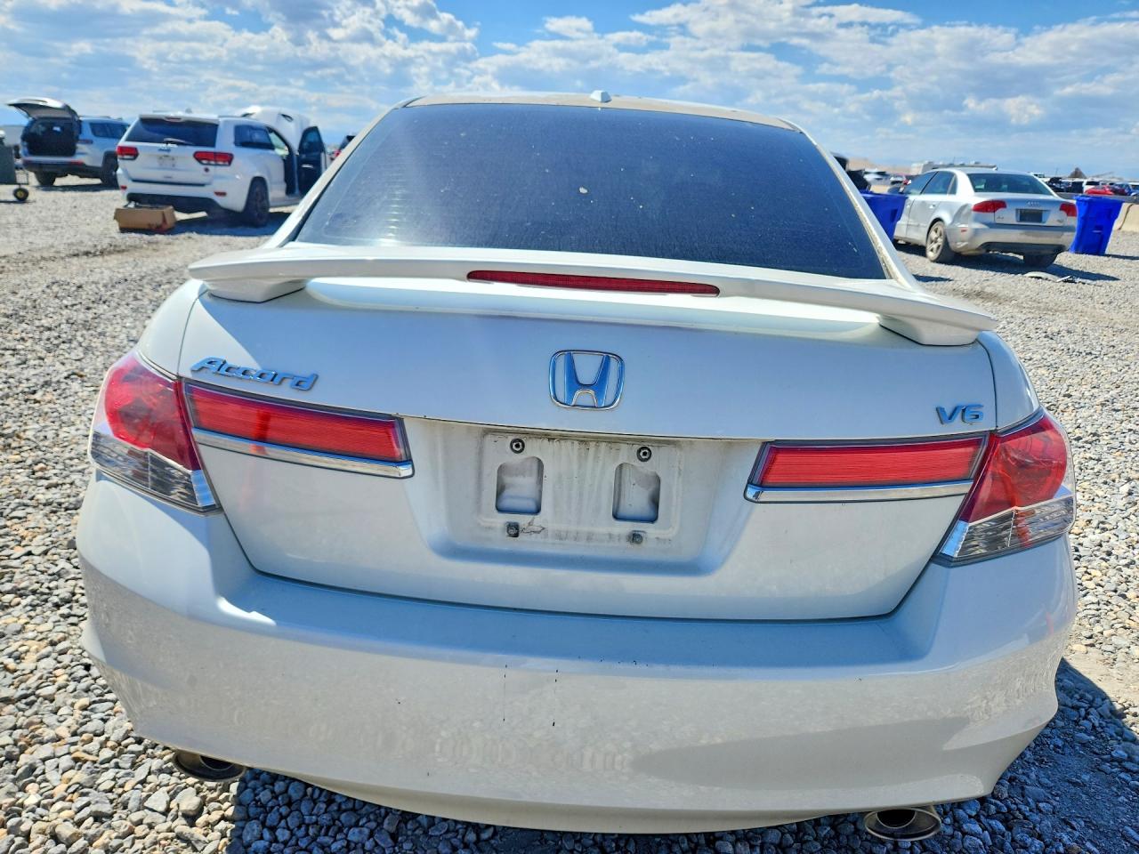 2011 Honda Accord Exl White vin: 5KBCP3F82BB004435