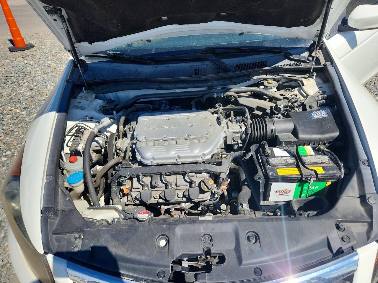 2011 Honda Accord Exl White vin: 5KBCP3F82BB004435