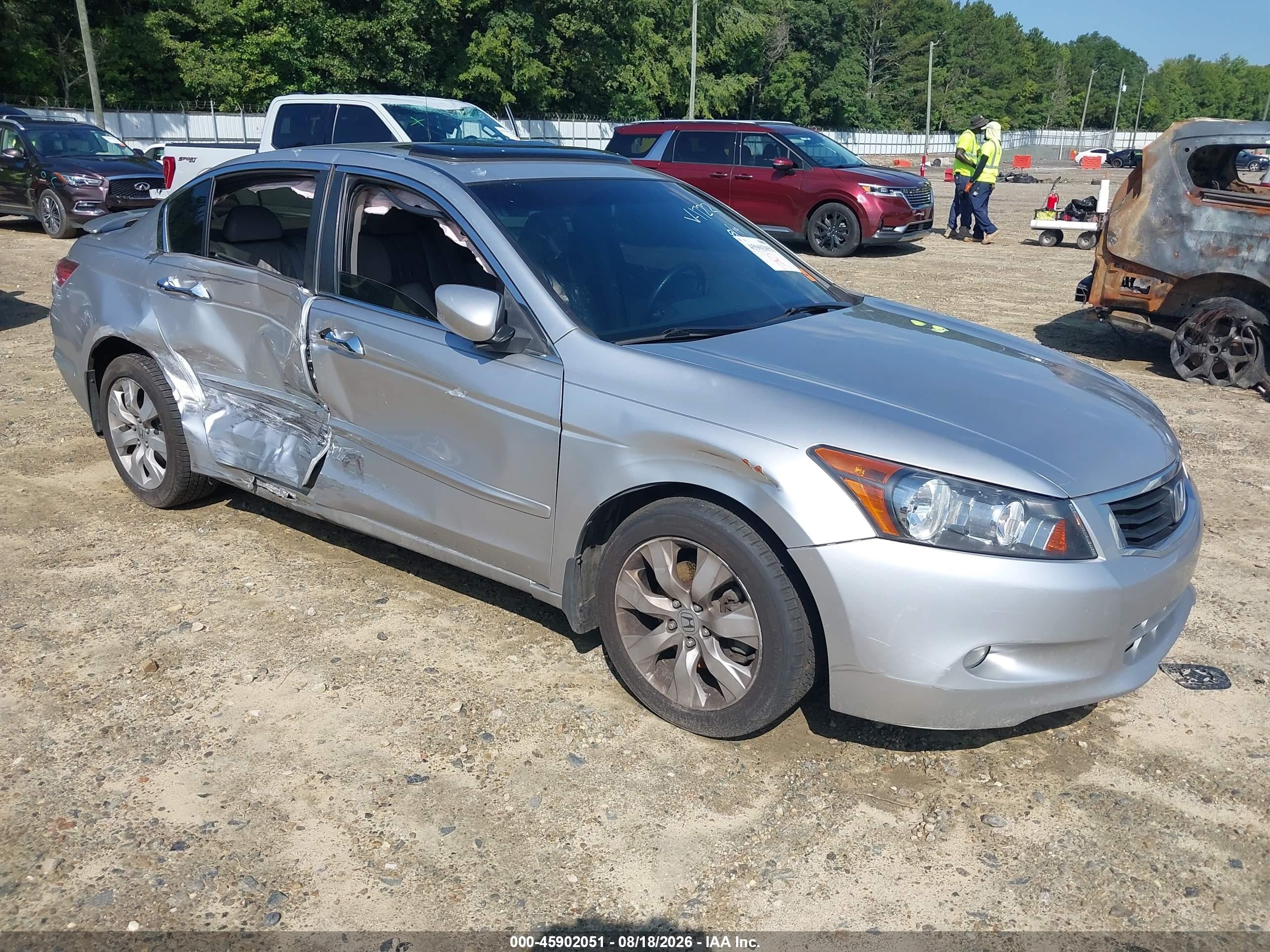 2010 Honda Accord 3.5 Ex-l Silver vin: 5KBCP3F83AB001722
