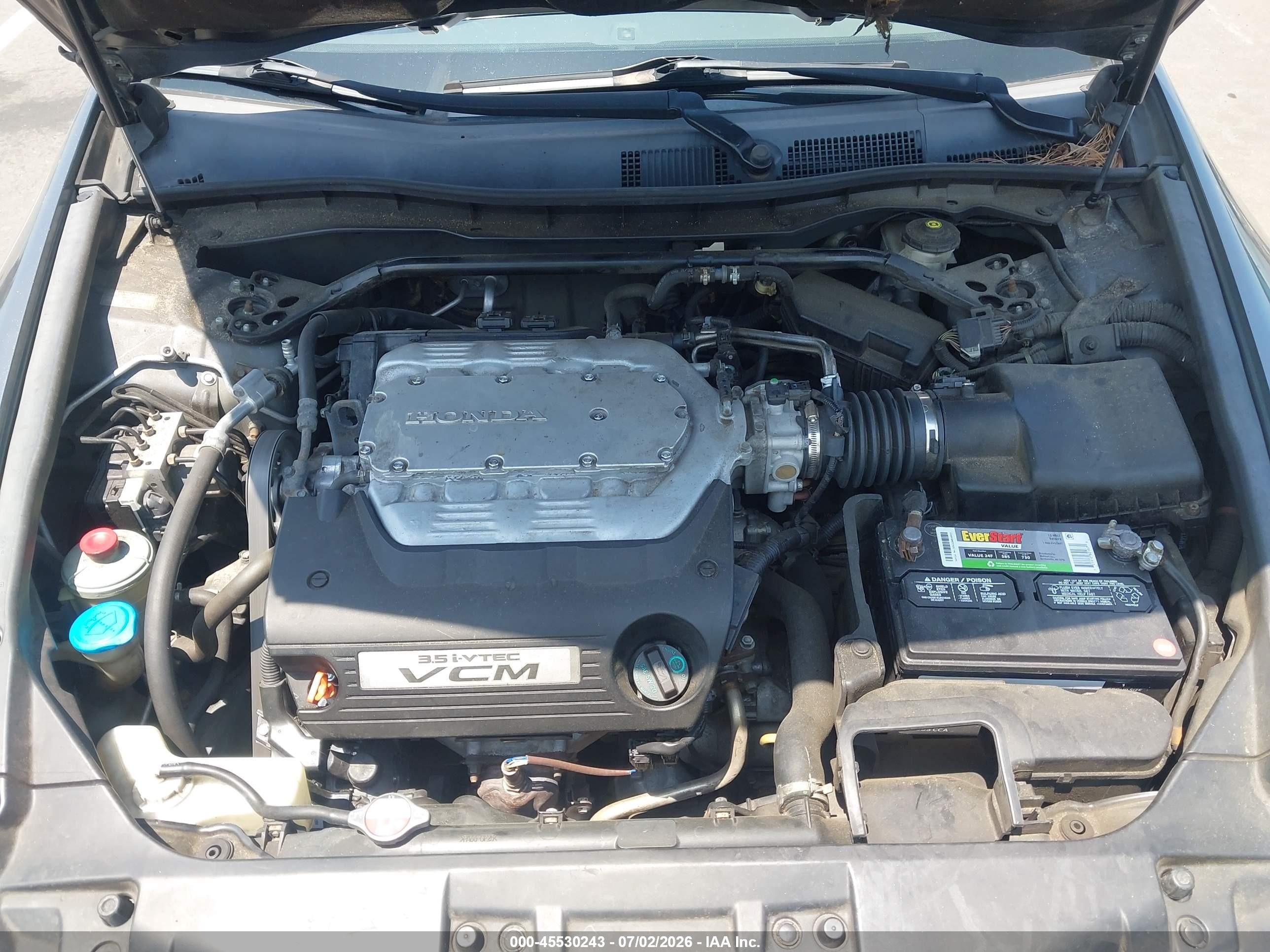2010 Honda Accord 3.5 Ex-l Серый vin: 5KBCP3F83AB002269
