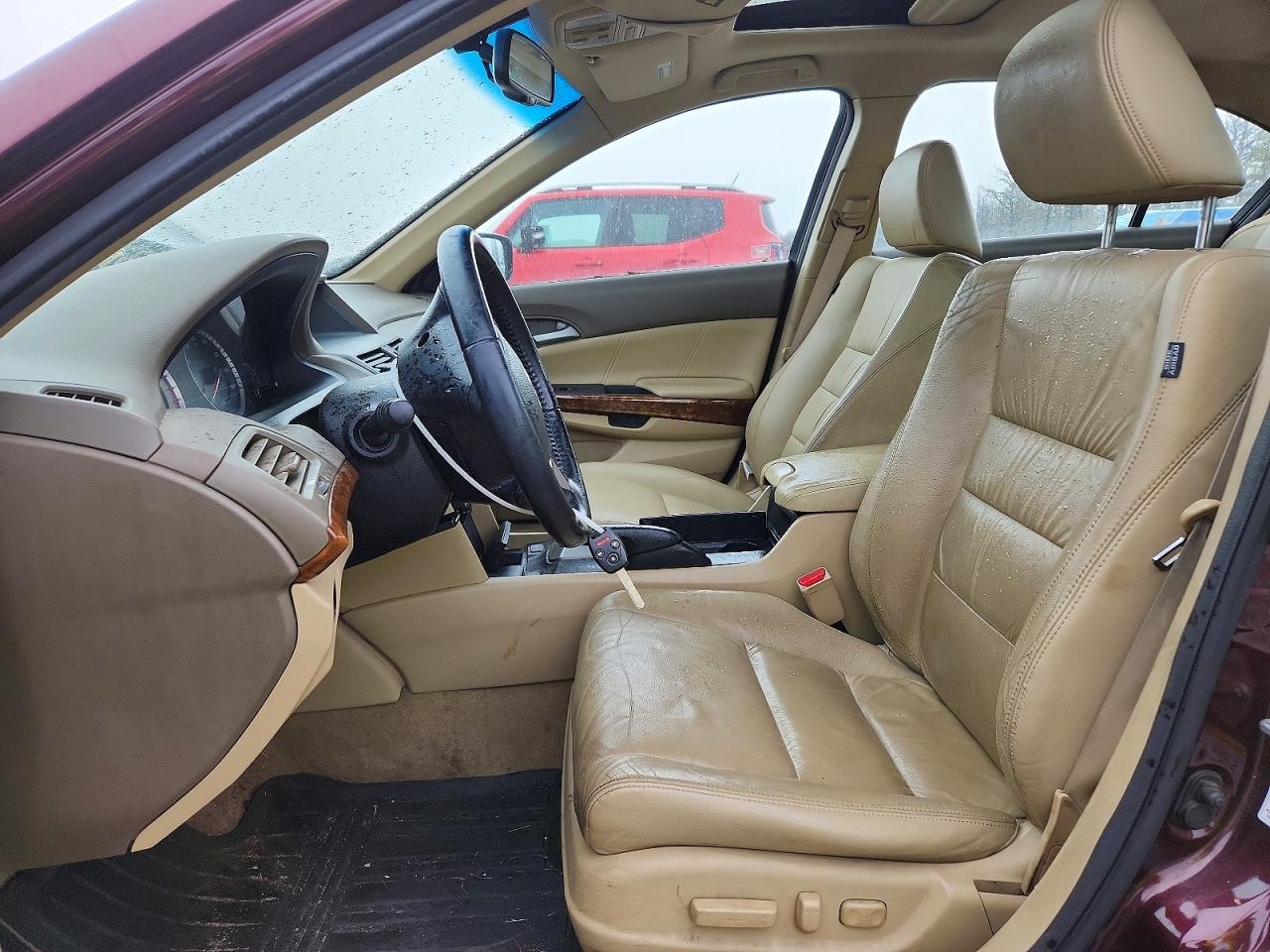 2010 Honda Accord Exl Burgundy vin: 5KBCP3F83AB016091
