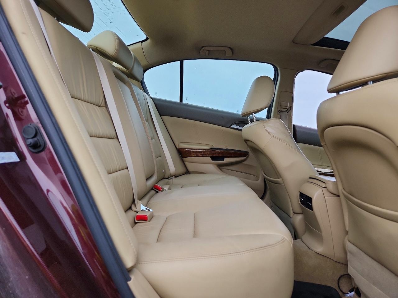 2010 Honda Accord Exl Burgundy vin: 5KBCP3F83AB016091