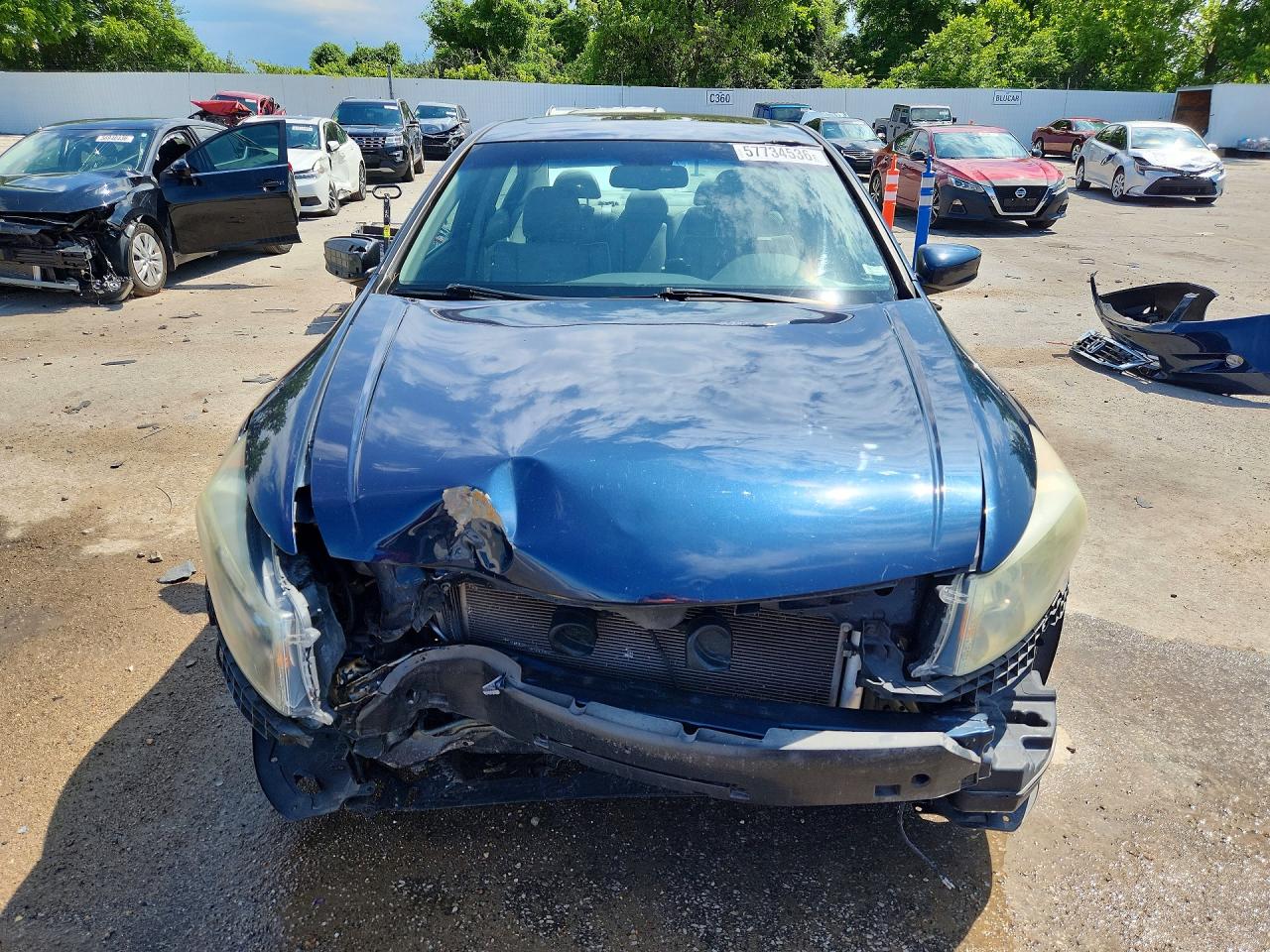 2010 Honda Accord Exl Blue vin: 5KBCP3F84AB012213