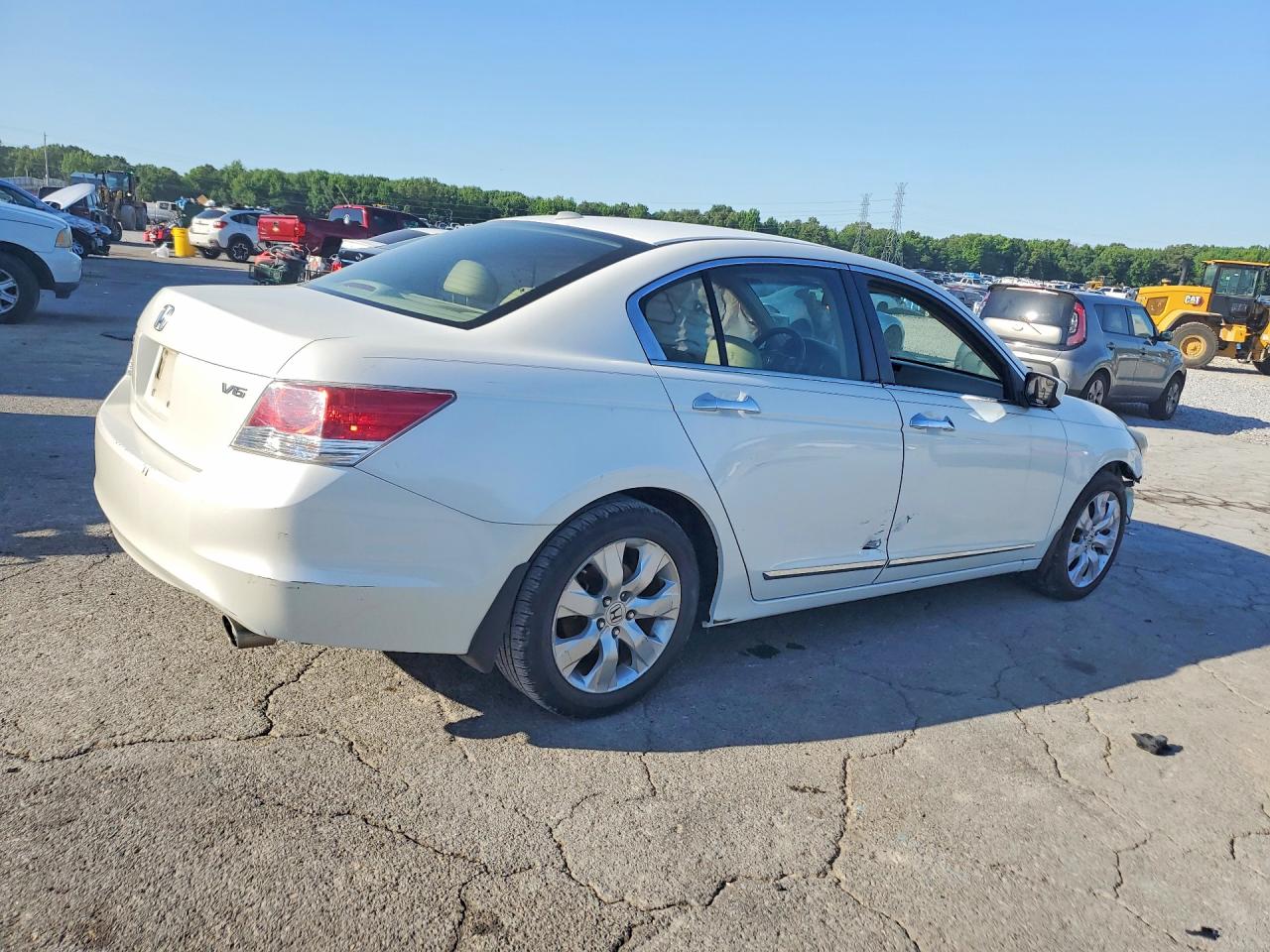 2010 Honda Accord Exl White vin: 5KBCP3F84AB013491