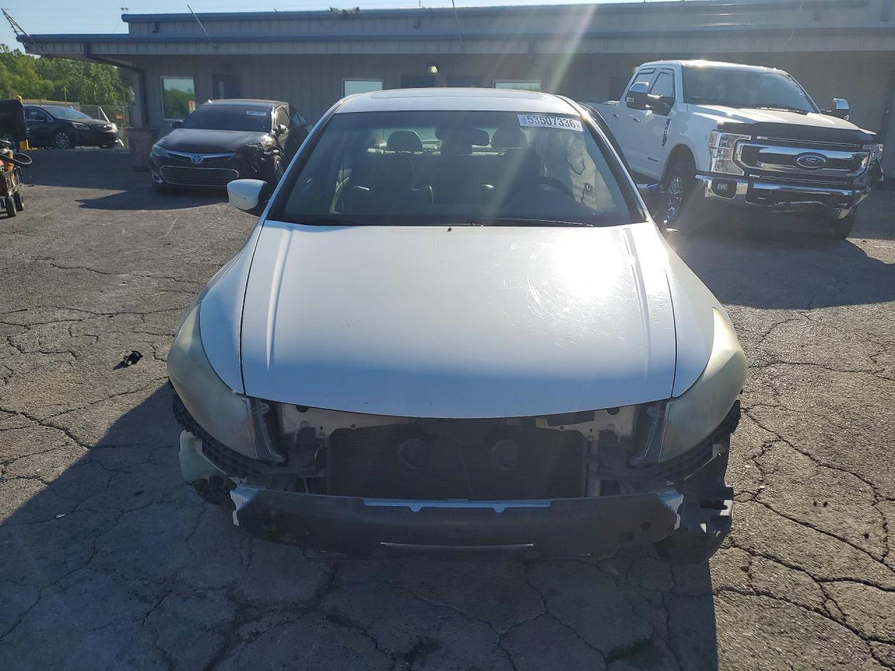 2010 Honda Accord Exl White vin: 5KBCP3F84AB013491