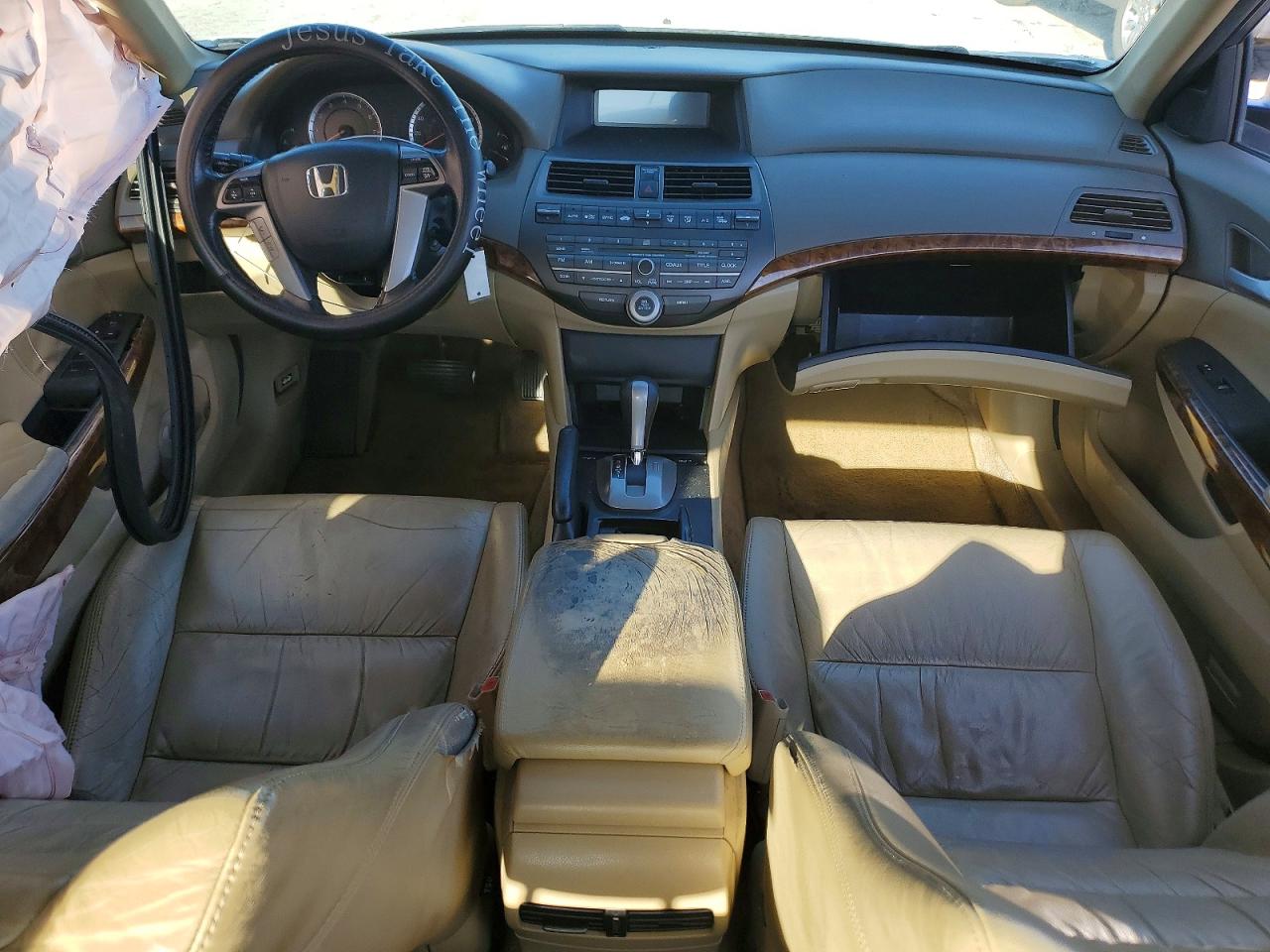 2010 Honda Accord Exl White vin: 5KBCP3F84AB013491