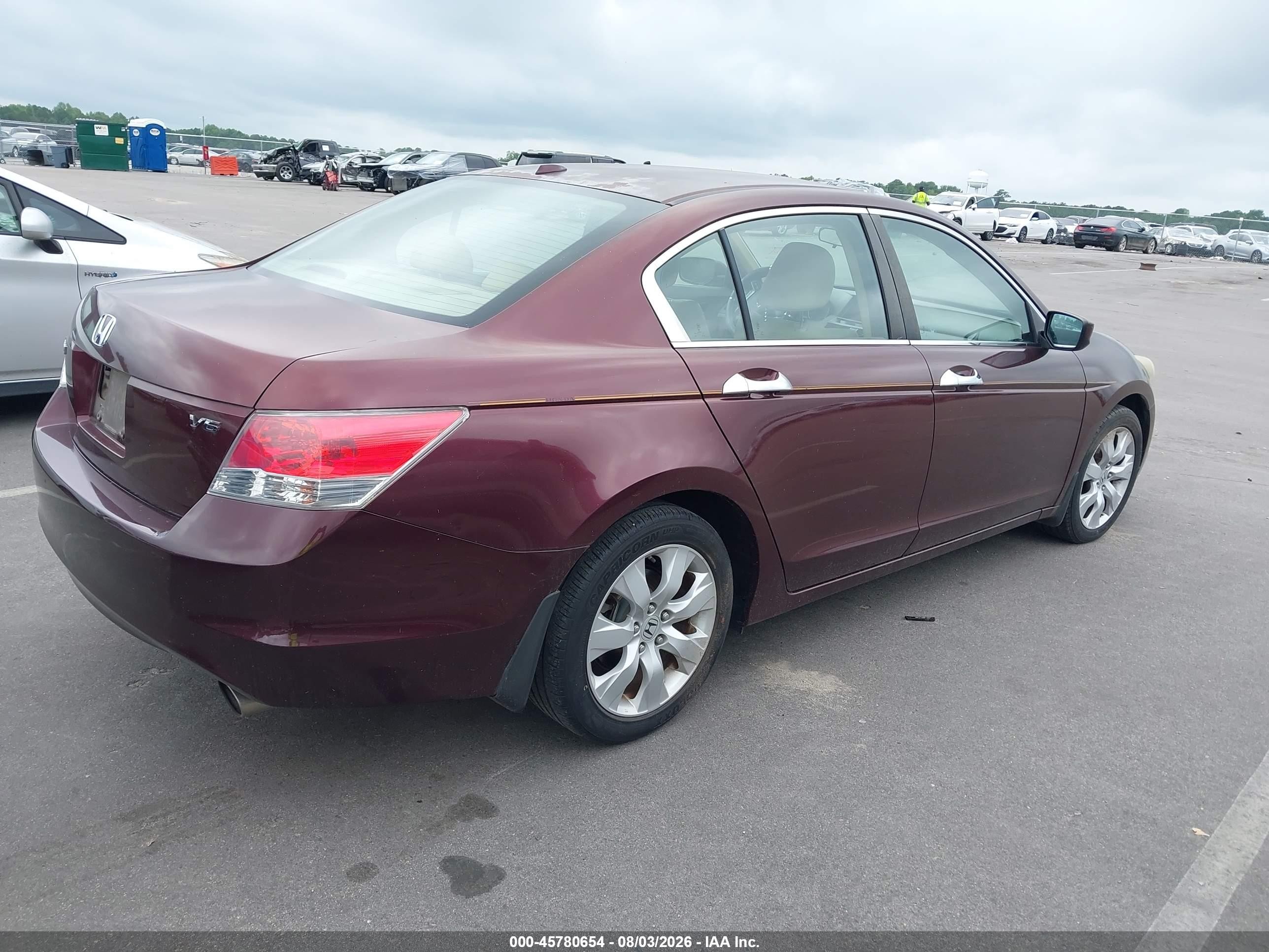 2010 Honda Accord 3.5 Ex-l Maroon vin: 5KBCP3F84AB017363