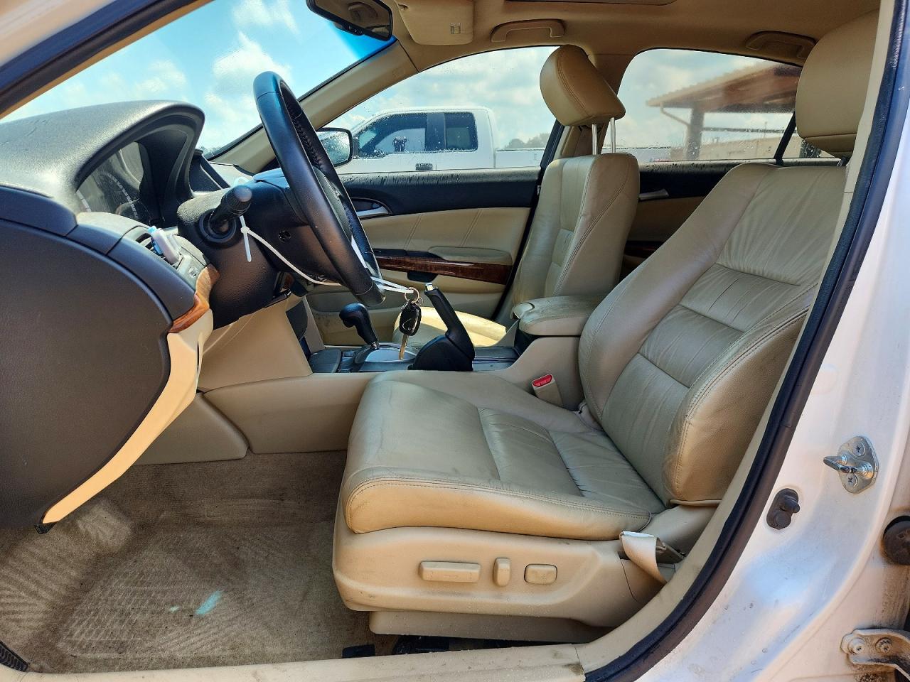 2011 Honda Accord Exl White vin: 5KBCP3F84BB003416