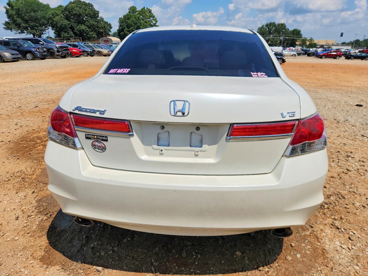 2011 Honda Accord Exl White vin: 5KBCP3F84BB003416
