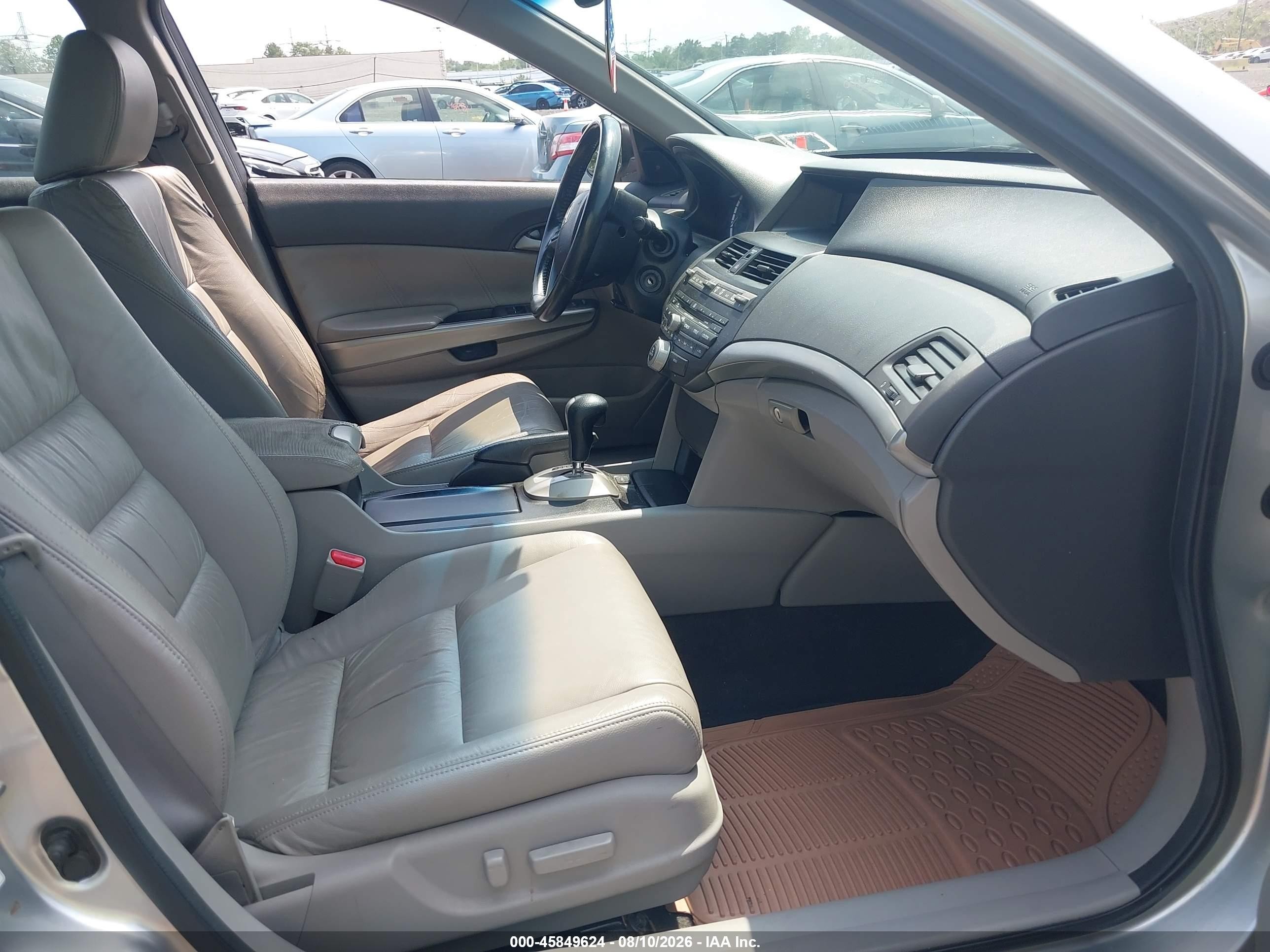 2010 Honda Accord 3.5 Ex-l Silver vin: 5KBCP3F85AB005156