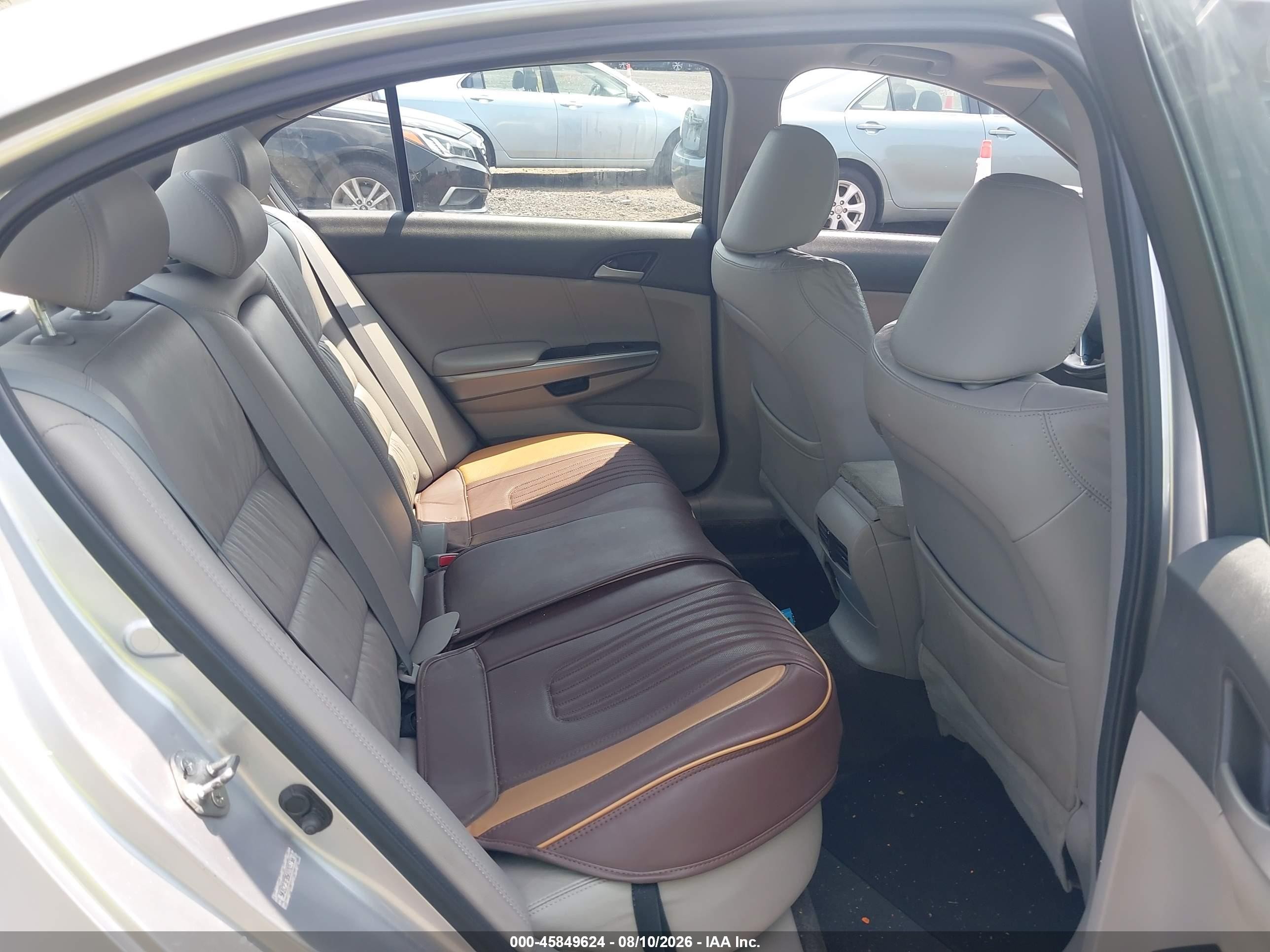 2010 Honda Accord 3.5 Ex-l Silver vin: 5KBCP3F85AB005156